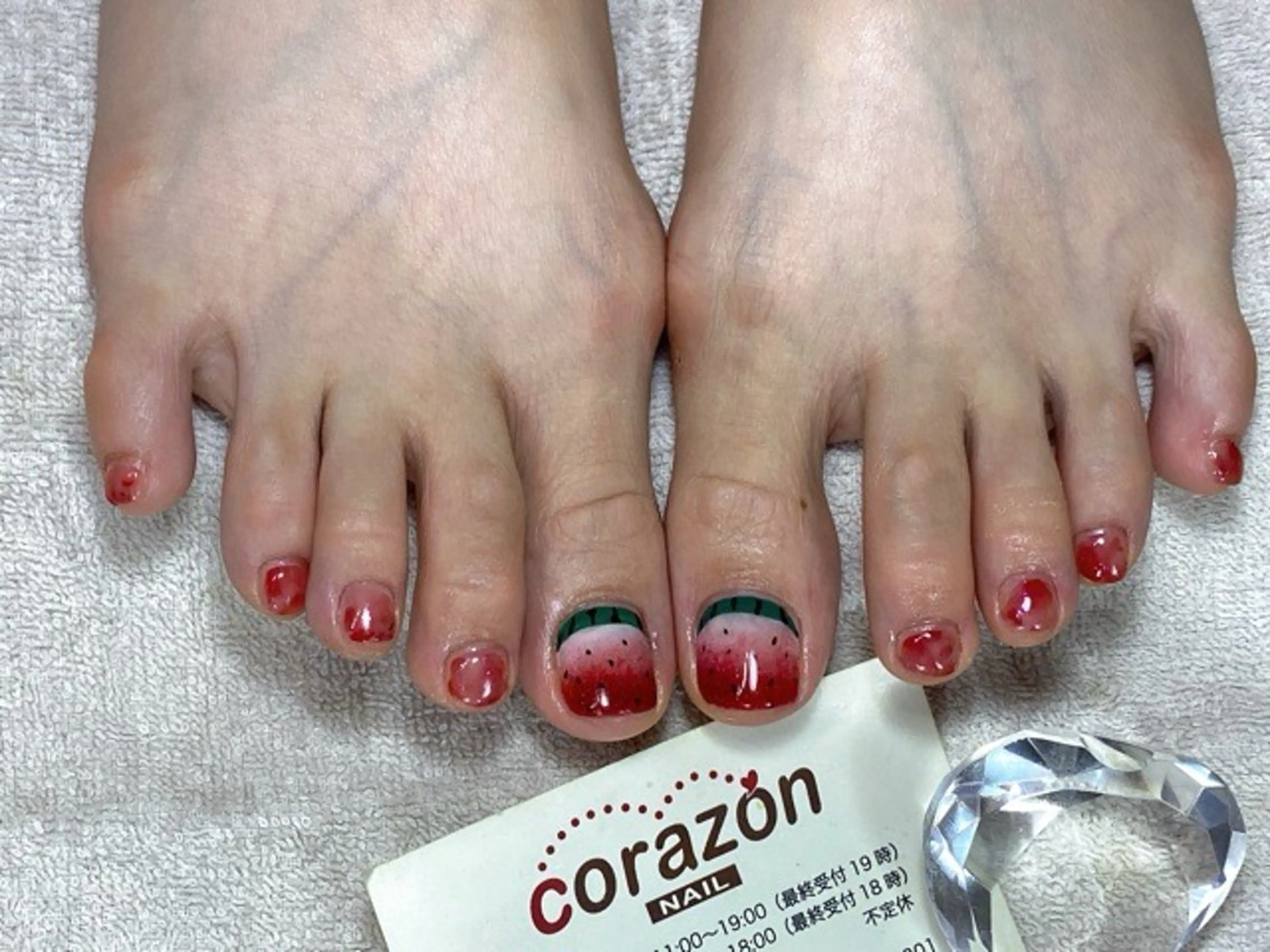 ネイル アートネイル フットネイル フットネイル corazon所属・ネイリスト aicoのネイルデザイン