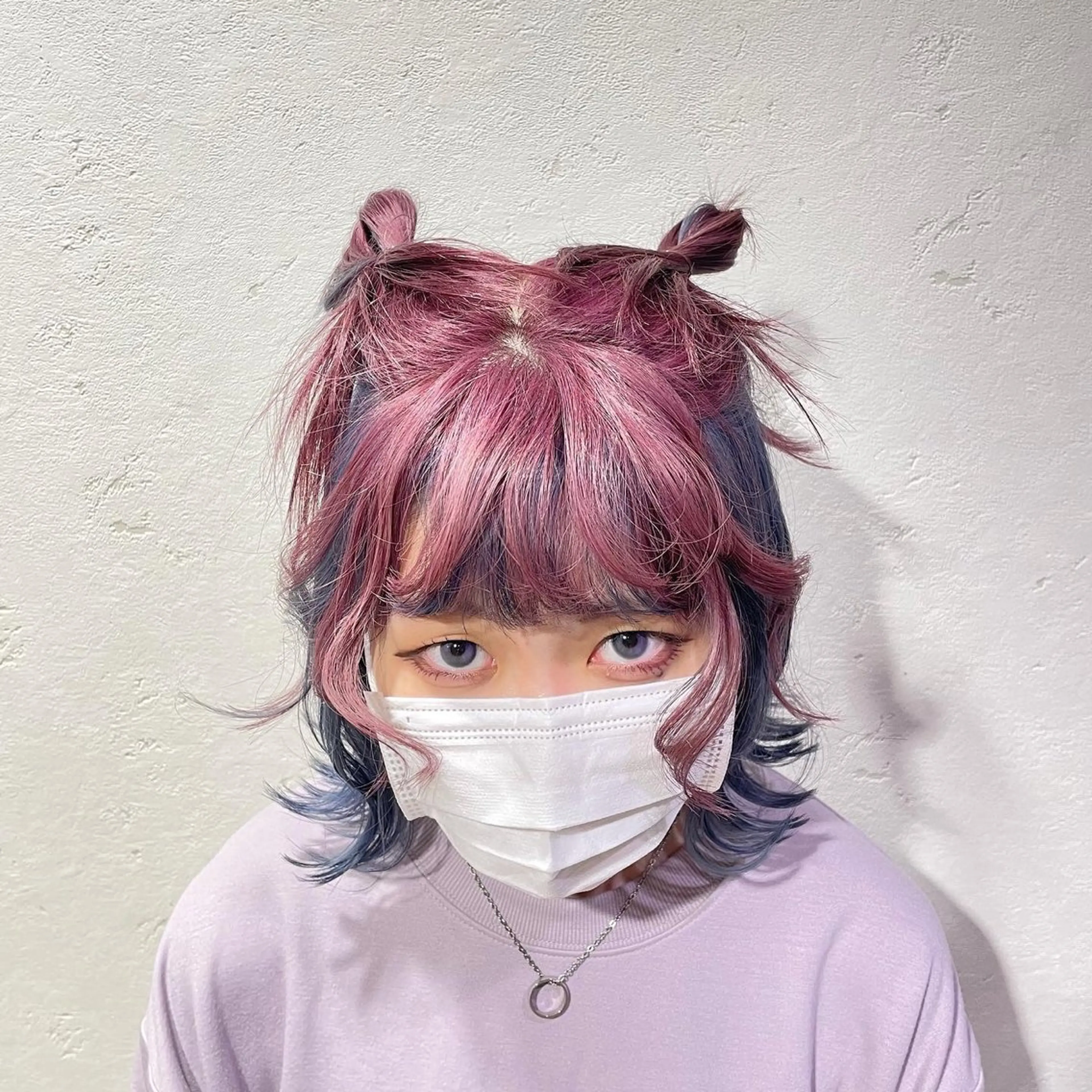ミディアム ツートーンカラー N＋所属・前田 菜奈子のヘアスタイル