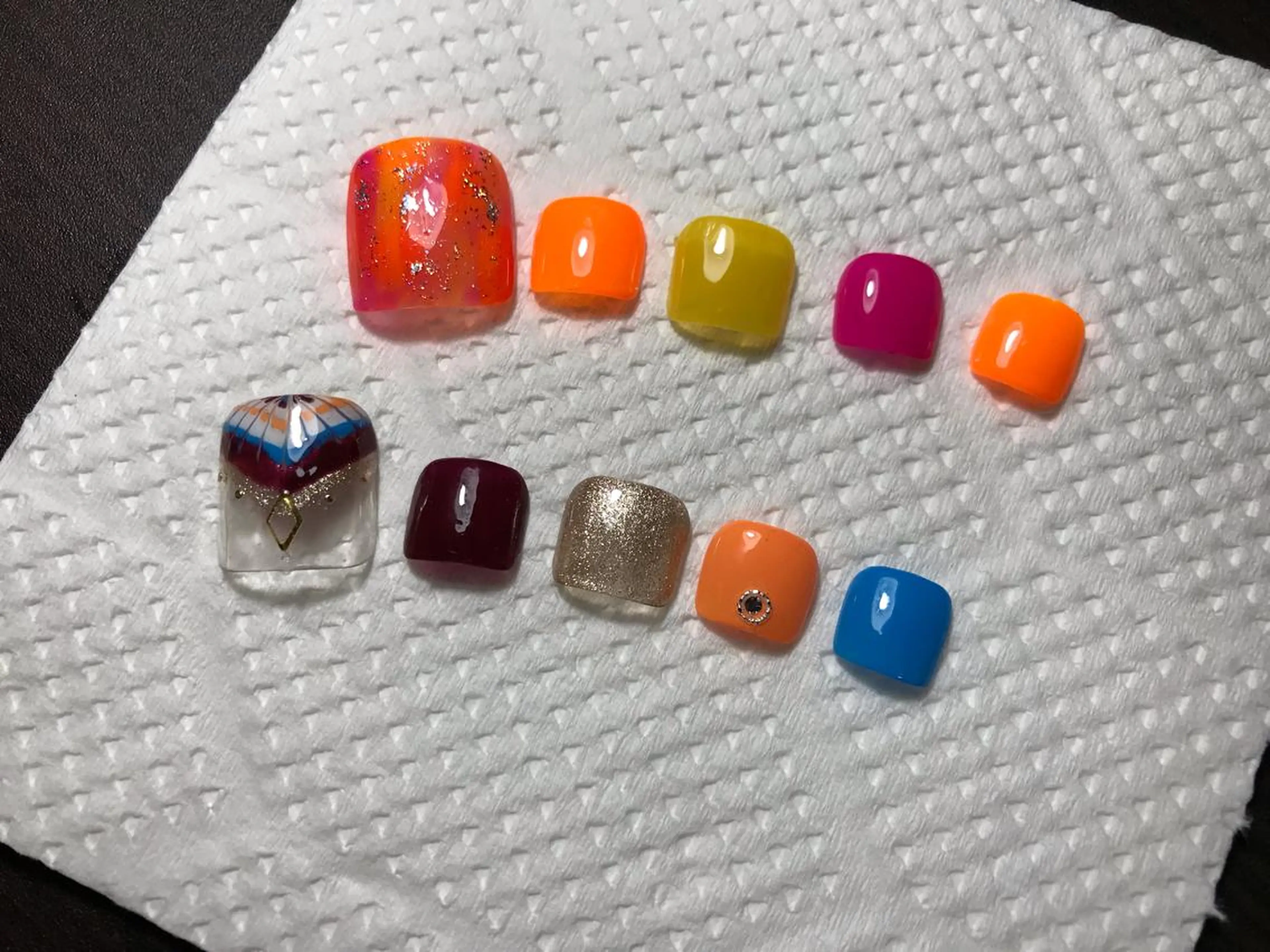 ネイル フットネイル lotus erikaのネイルデザイン