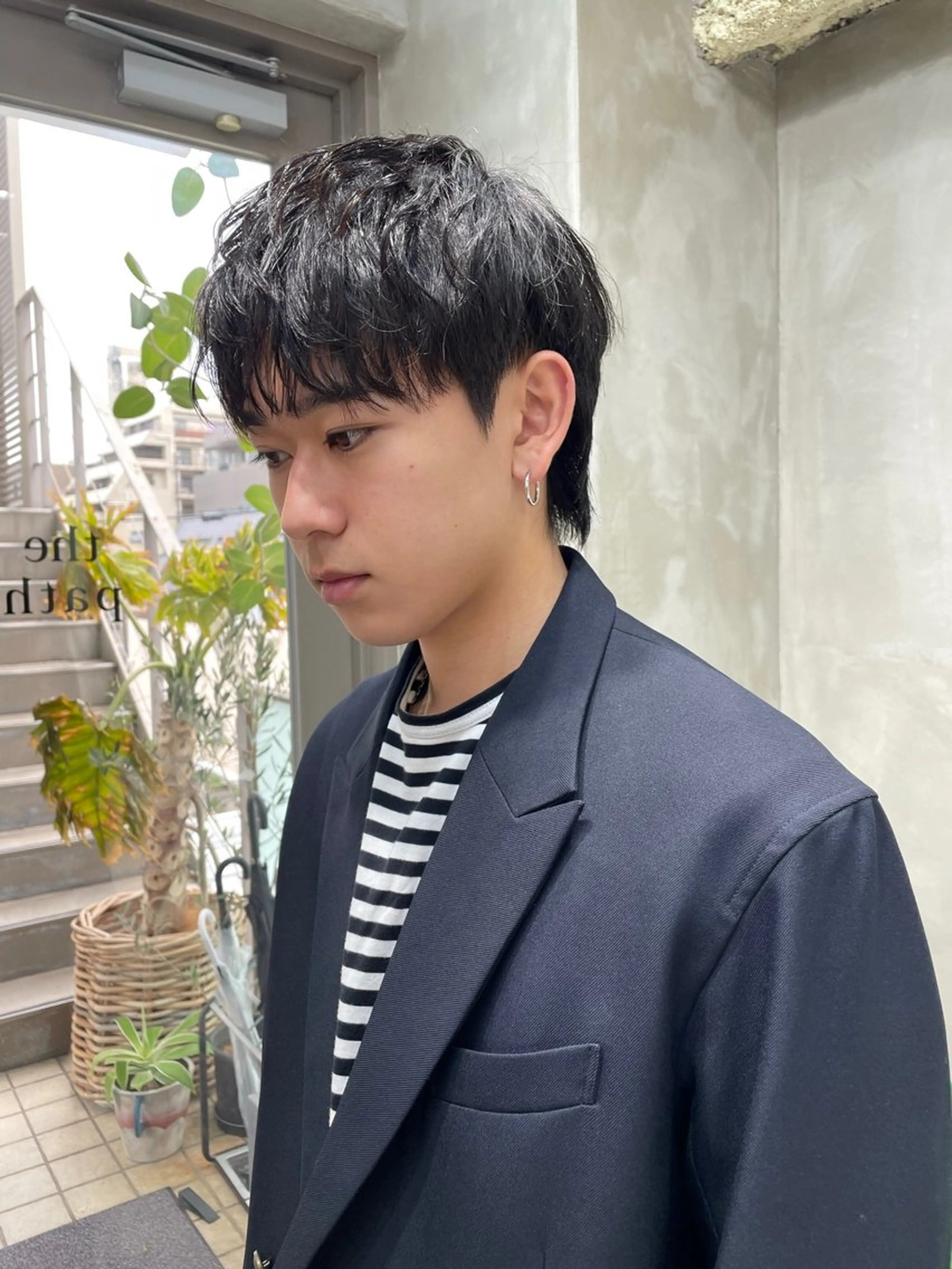 メンズ メンズショート メンズウルフカット ウルフカット カット the path shogo🌻のヘアスタイル