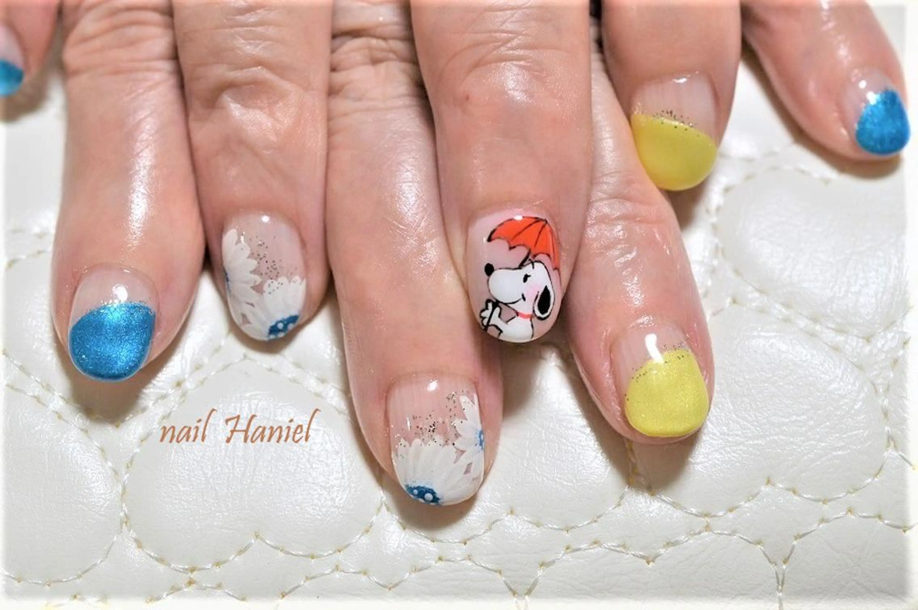 ネイル フットネイル ジェルネイル パラジェル nail Haniel所属・半蔵門サロンハニエル 魅神 ちよのネイルデザイン