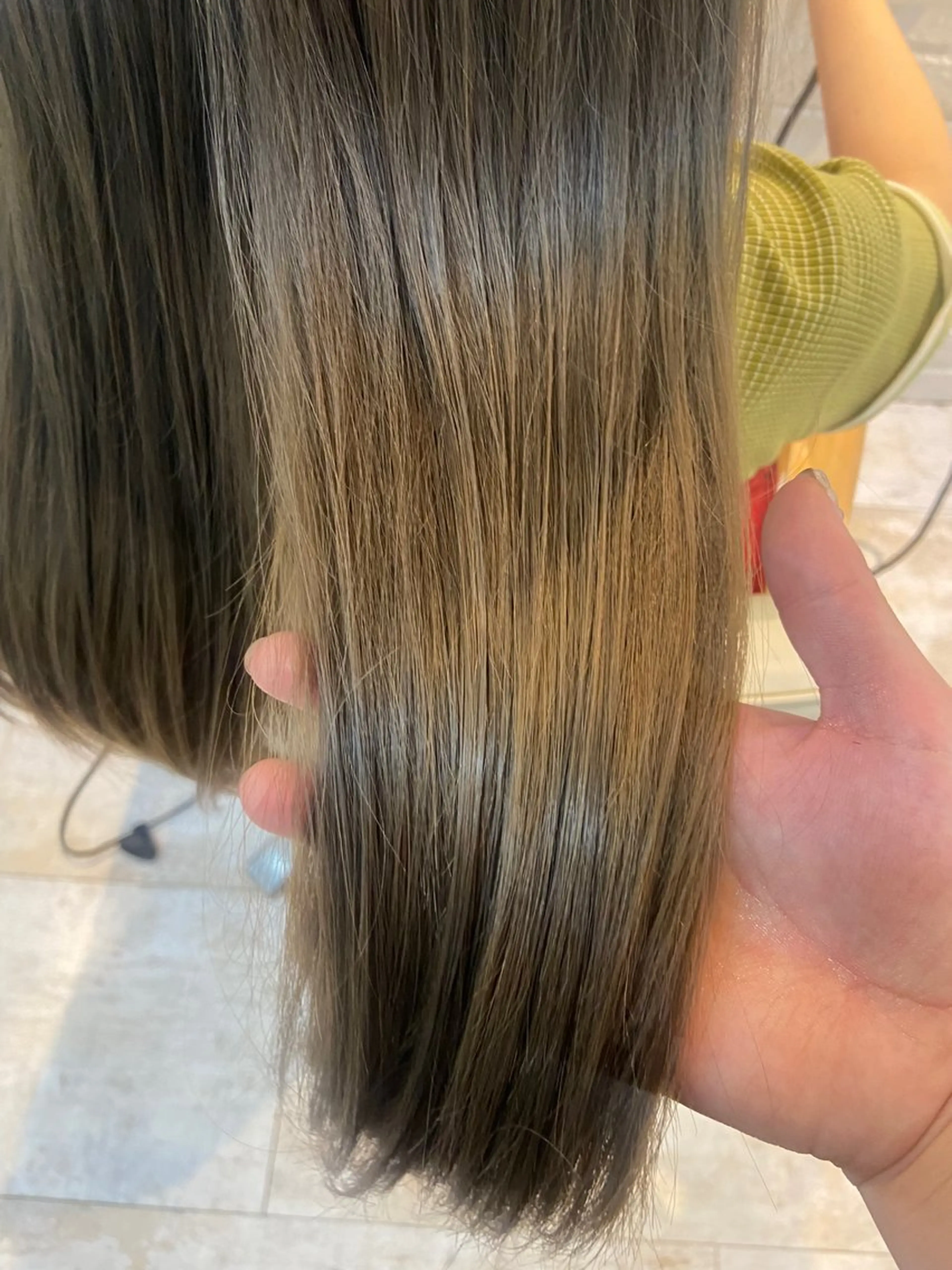 ロング トリートメント カラーお任せ下さい✨ 𝙼𝙰𝙽𝙰🧸のヘアスタイル