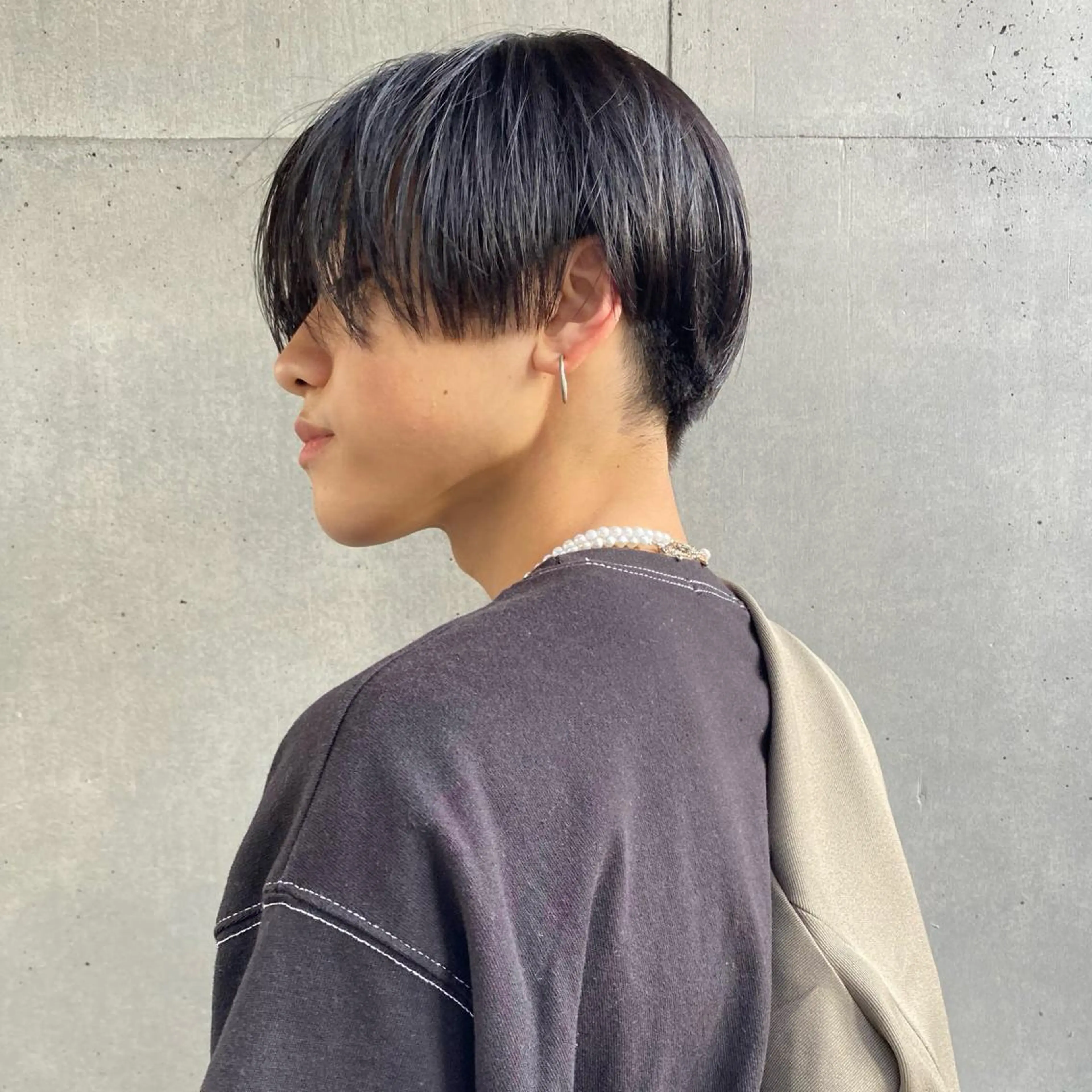 ショート メンズ irwi/イルウィ所属・miku🎀門前仲町 ブリーチ・レイヤーのヘアスタイル