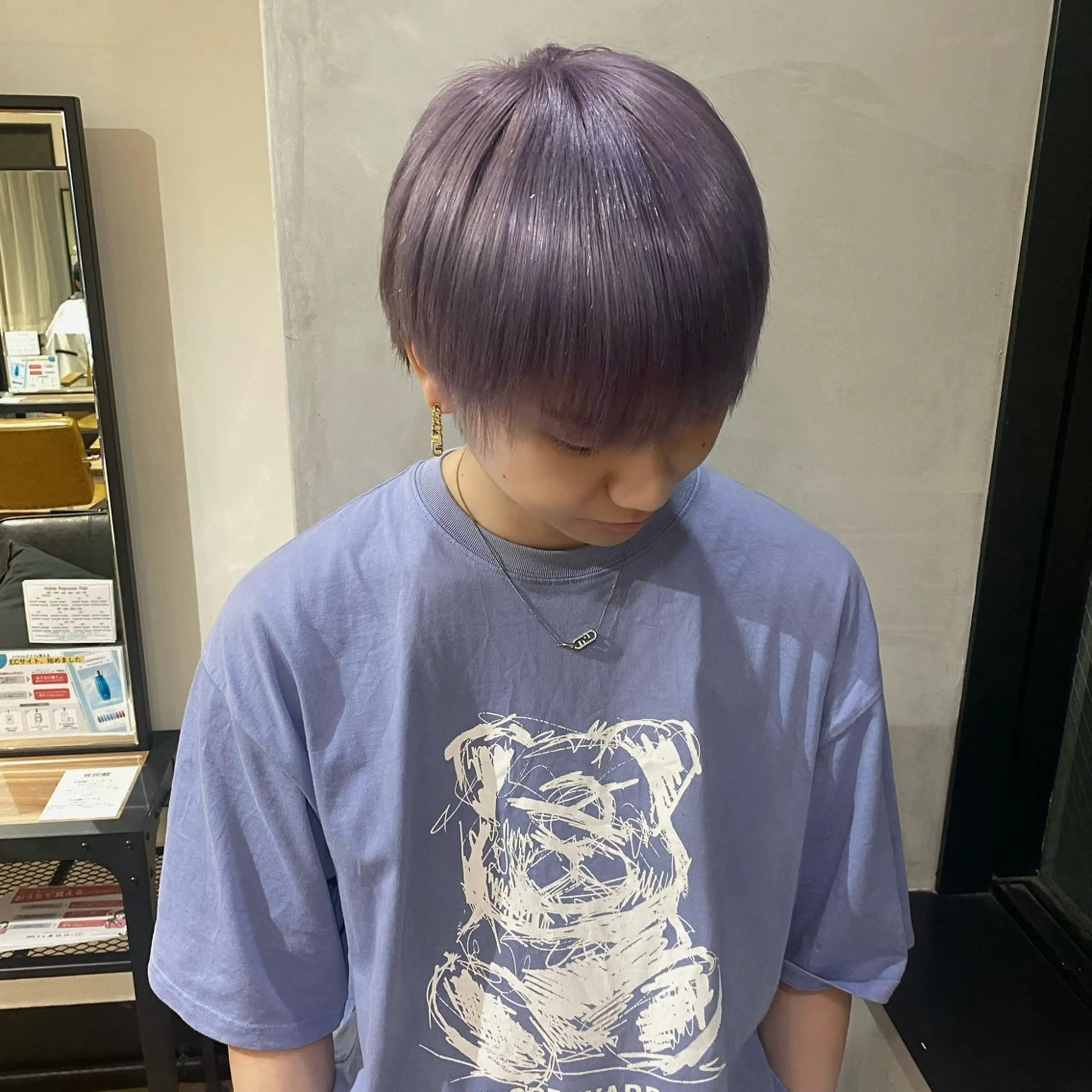 ショート カラー ヘアカラー トリートメント otoha✳︎ くすみカラーのヘアスタイル