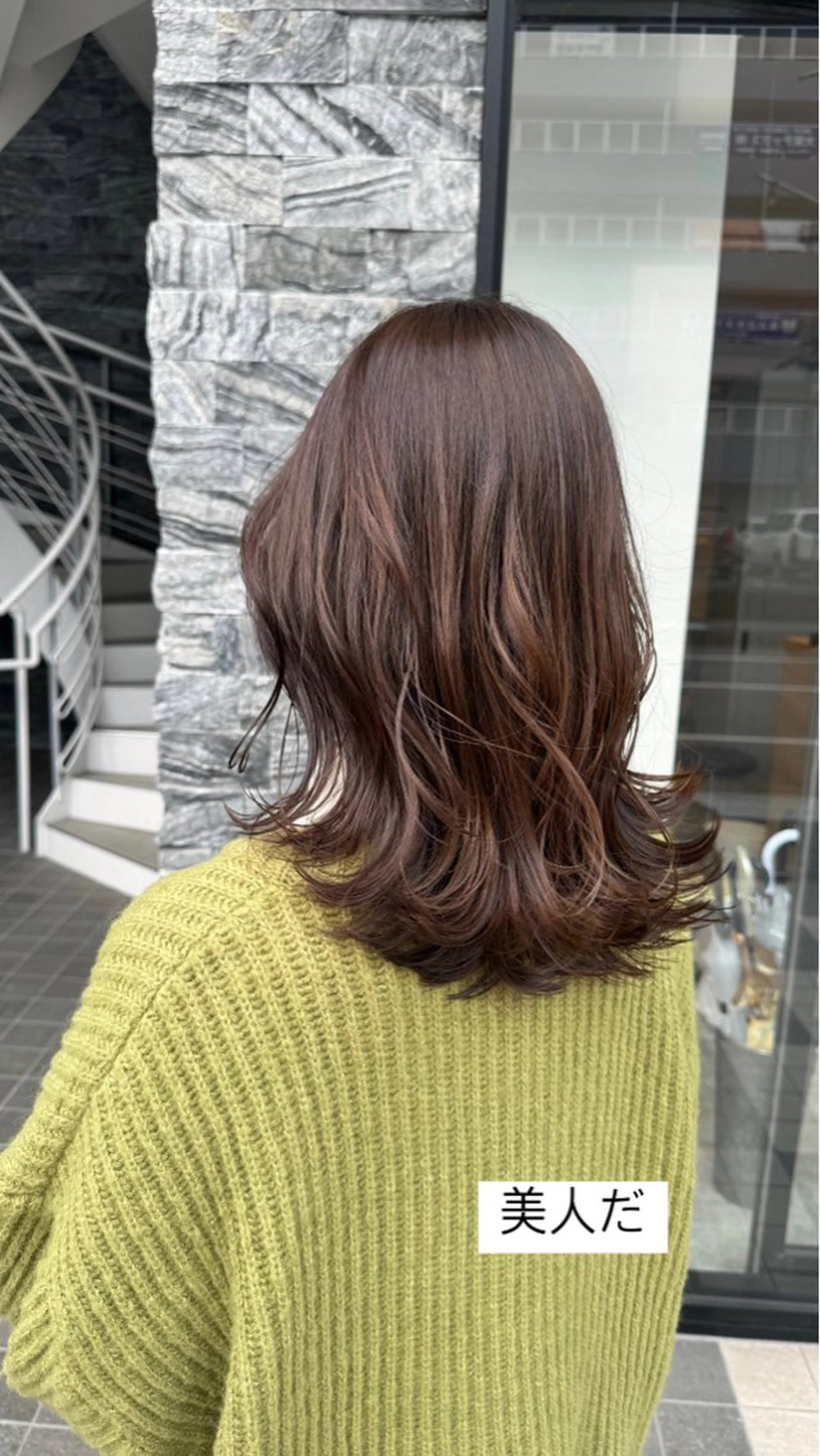 セミロング カット ヘアカラー トリートメント オスズ 🎀´-のヘアスタイル
