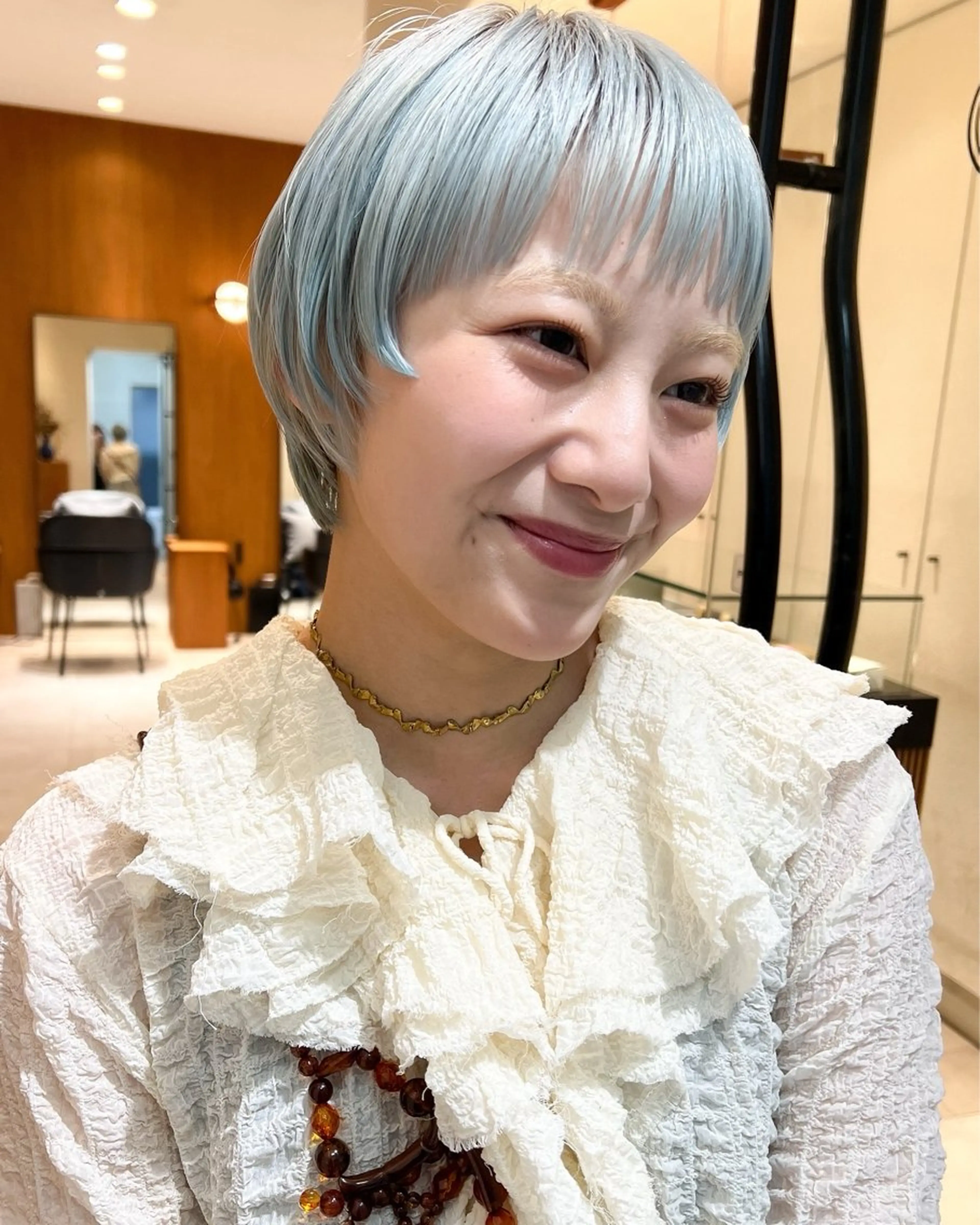 ショート ヘアカラー 無料カットモデル /yuukaのヘアスタイル