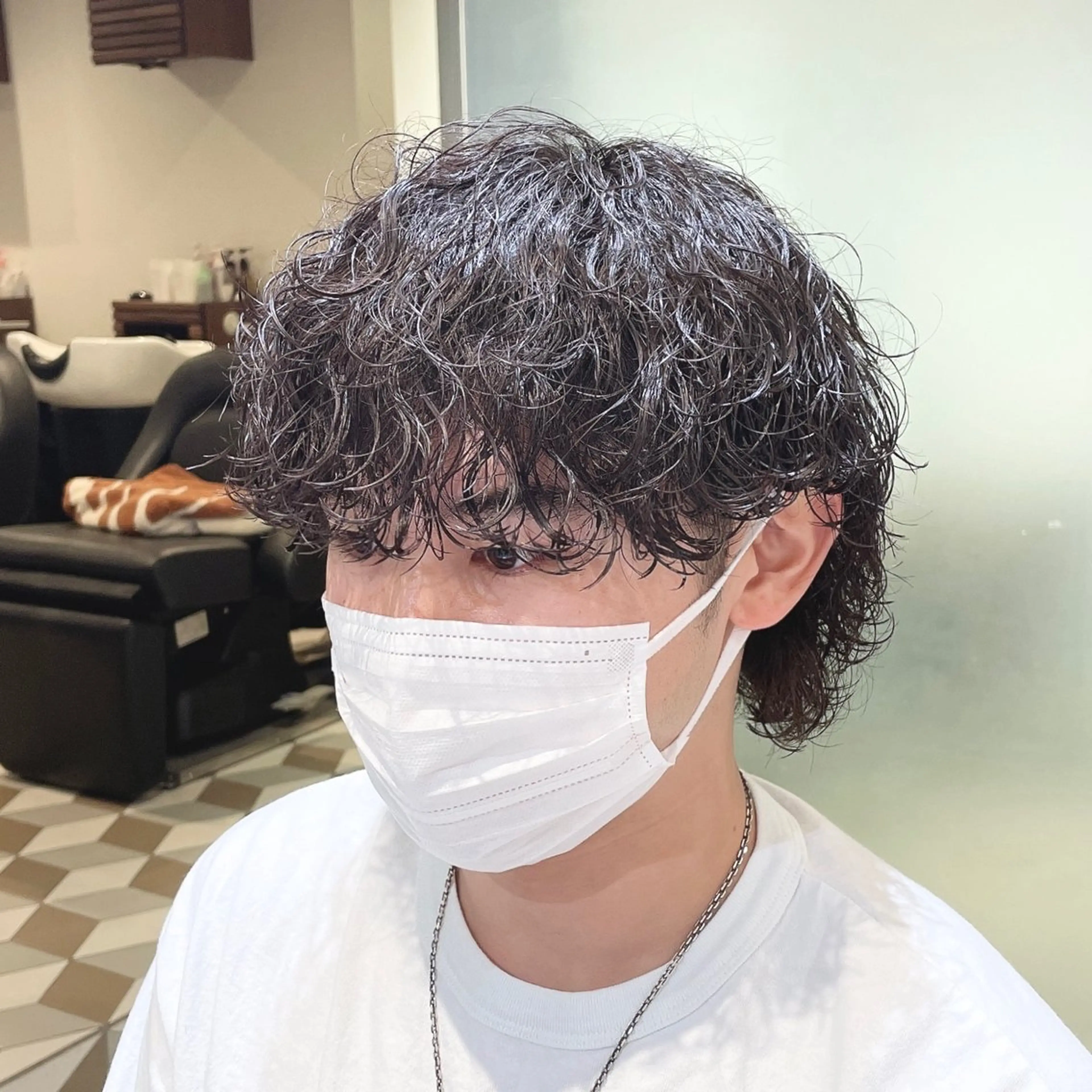 パーマ メンズ 波巻きパーマ lucy.所属・🏝🌞メンズ人気 平澤日向🌞🏝のヘアスタイル