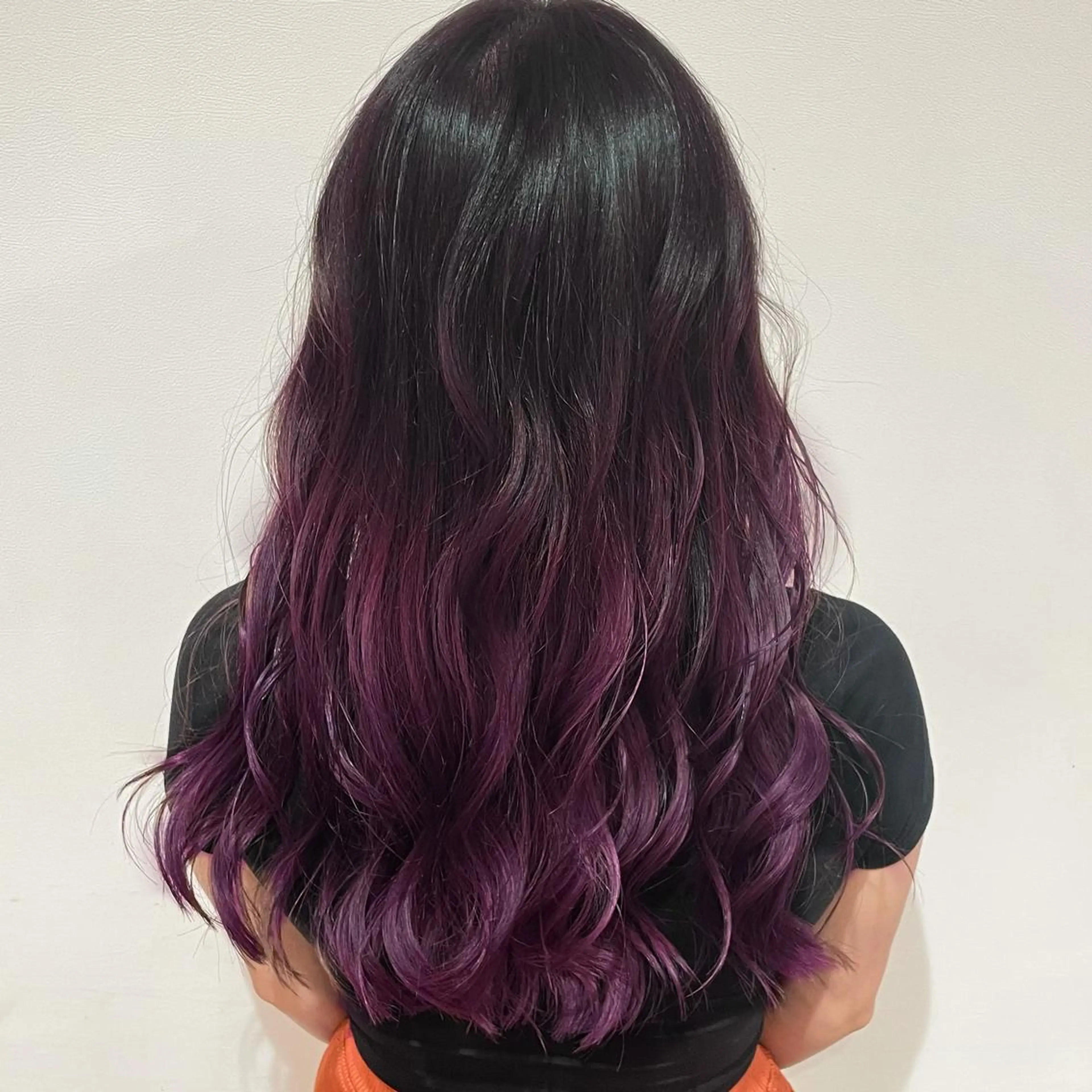 ロング アッシュ アッシュグレー アッシュグレージュ ミストバング ボブ ヘアカラー レイヤー/ボブ/ ブリーチ/溝口誠二のヘアスタイル