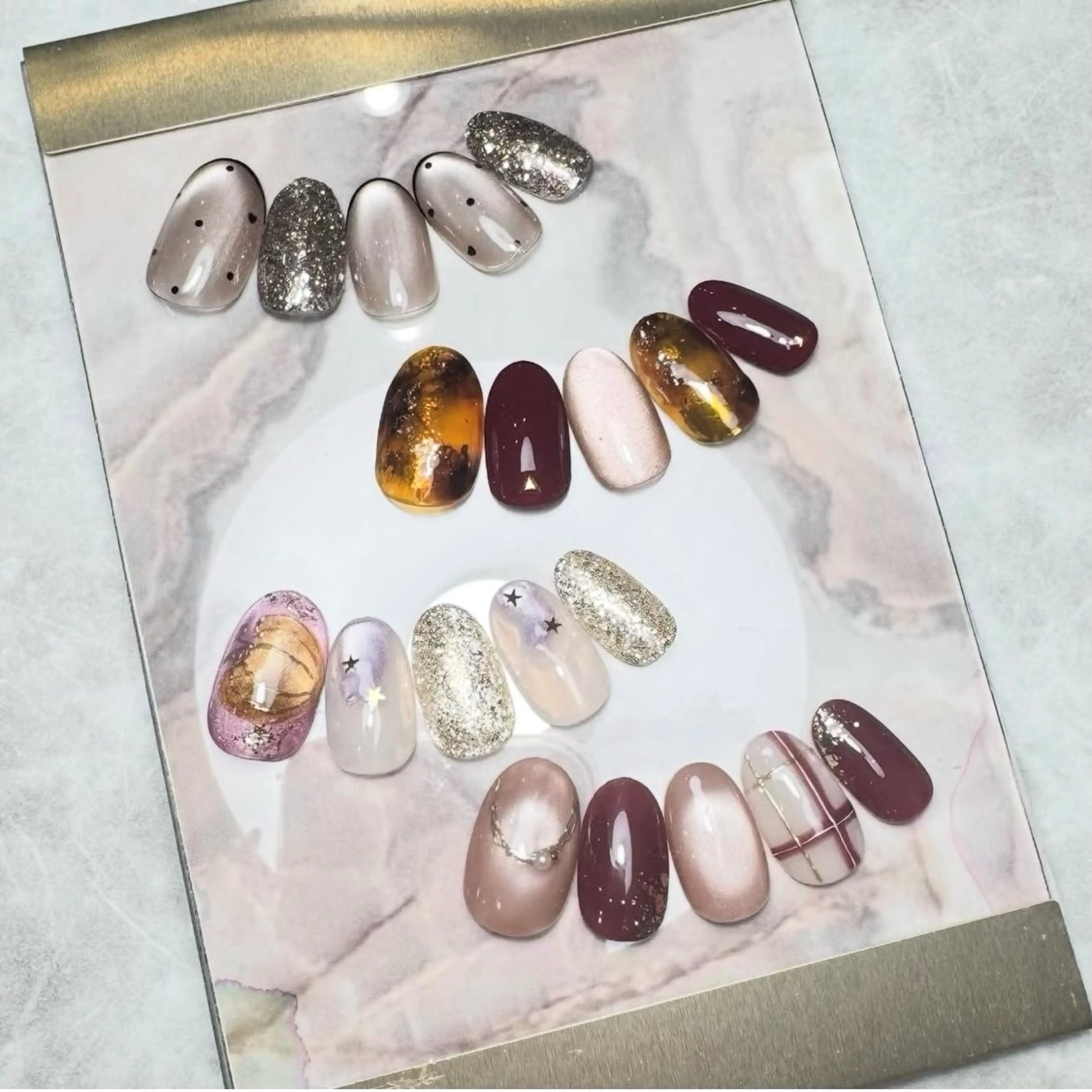 【minimo価格】10月🧡限定6600円ネイルの写真