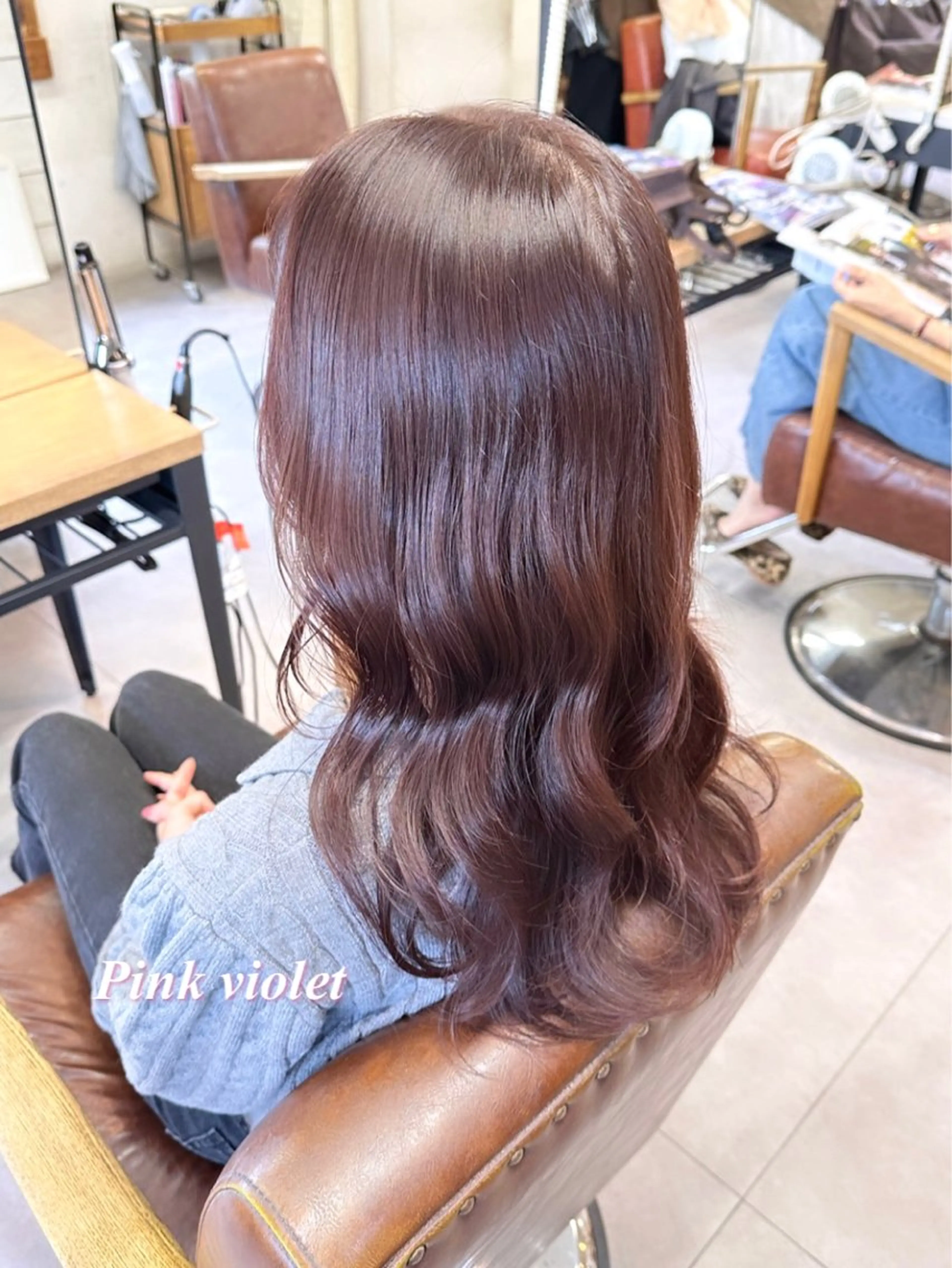 ミディアム カラー JYUNESU表参道所属・韓国ヘア🇰🇷🎀 透明感カラーのヘアスタイル