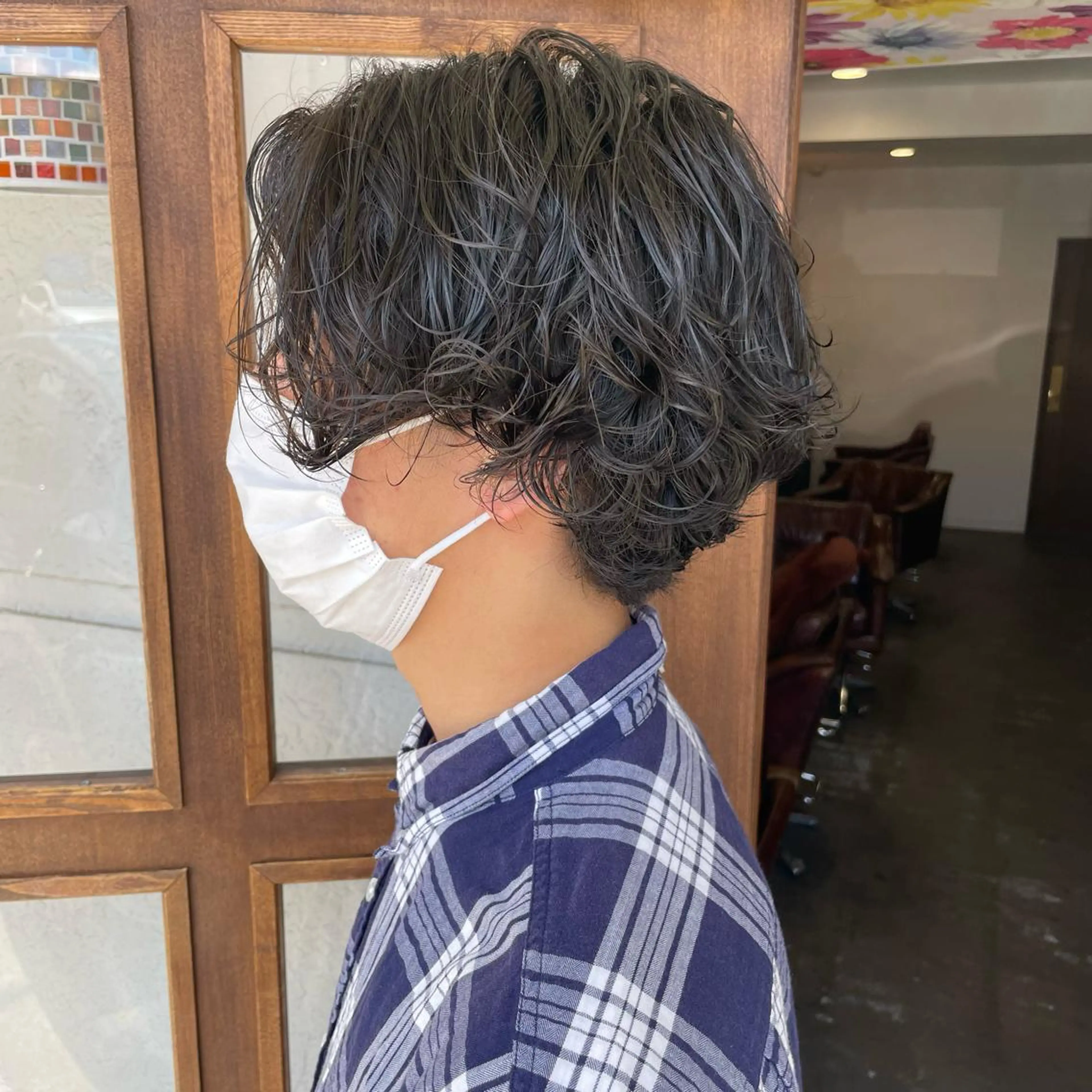 ショート パーマ メンズ 渡邉 聖希のヘアスタイル