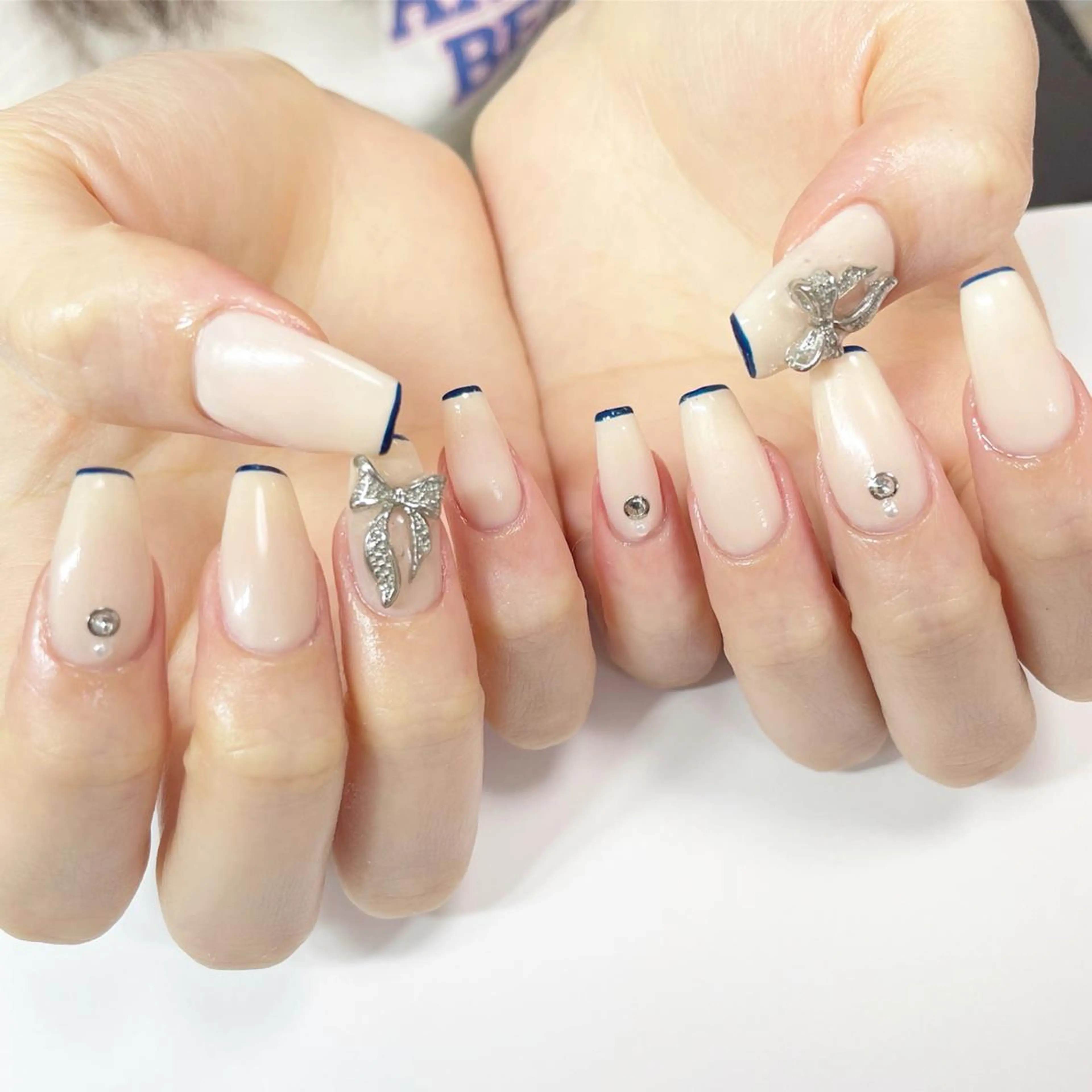 ネイル フレンチネイル ハンドネイル Minaminail やり放題ネイル🍓のネイルデザイン