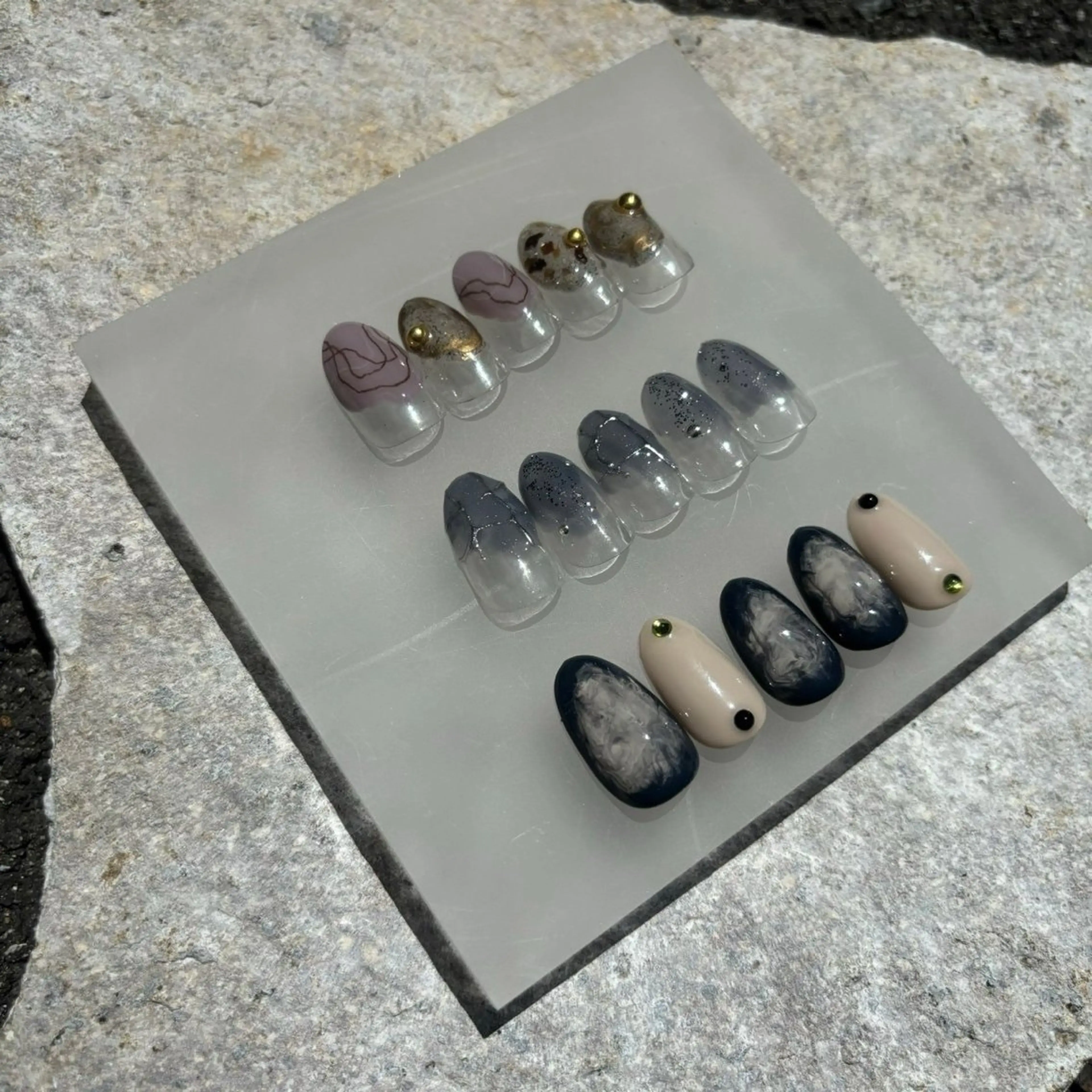 ネイル ニュアンスネイル HONOKA W 【深江橋店】のネイルデザイン