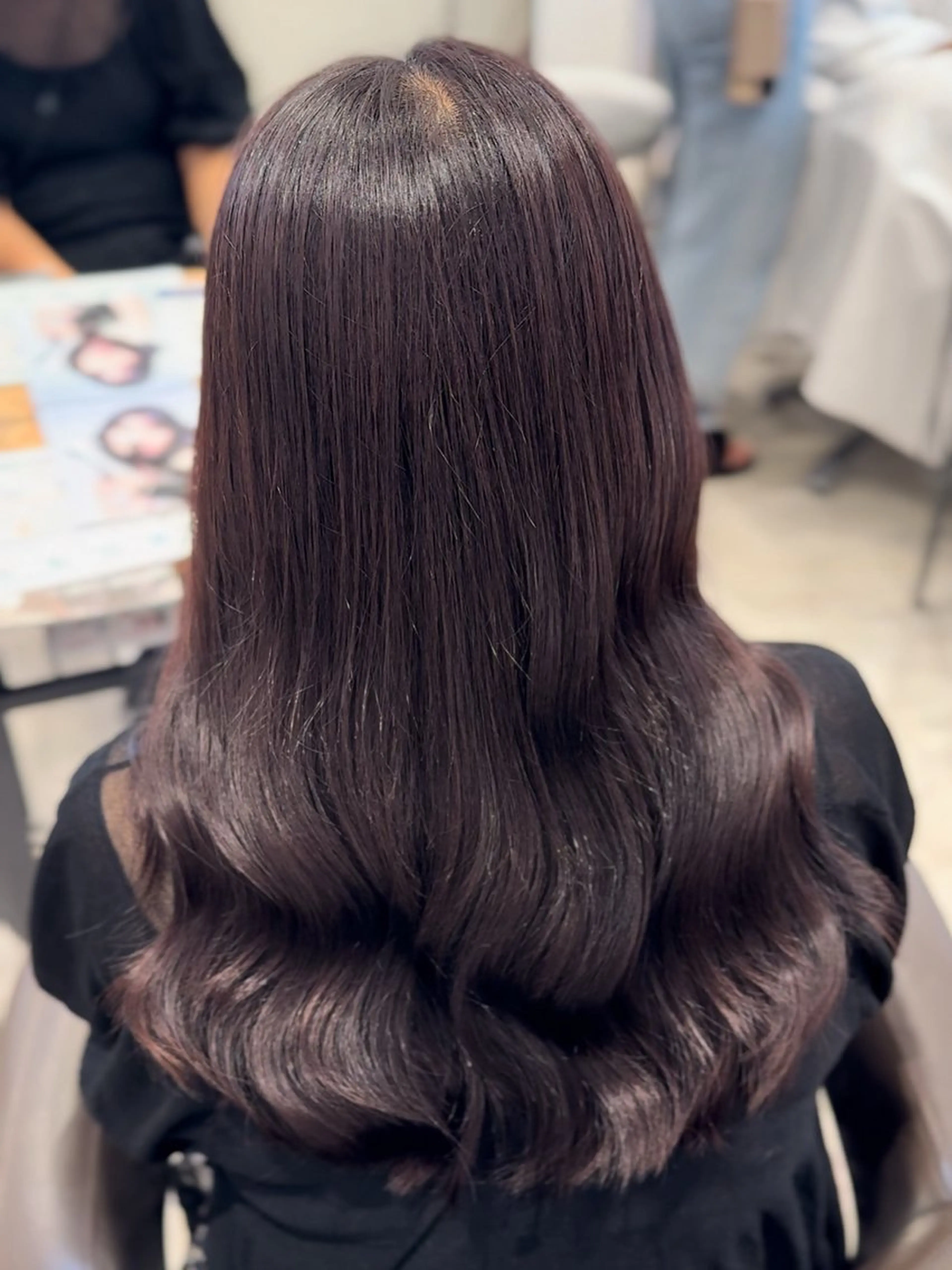 セミロング ヘアカラー Lee 天王寺 Bianのヘアスタイル
