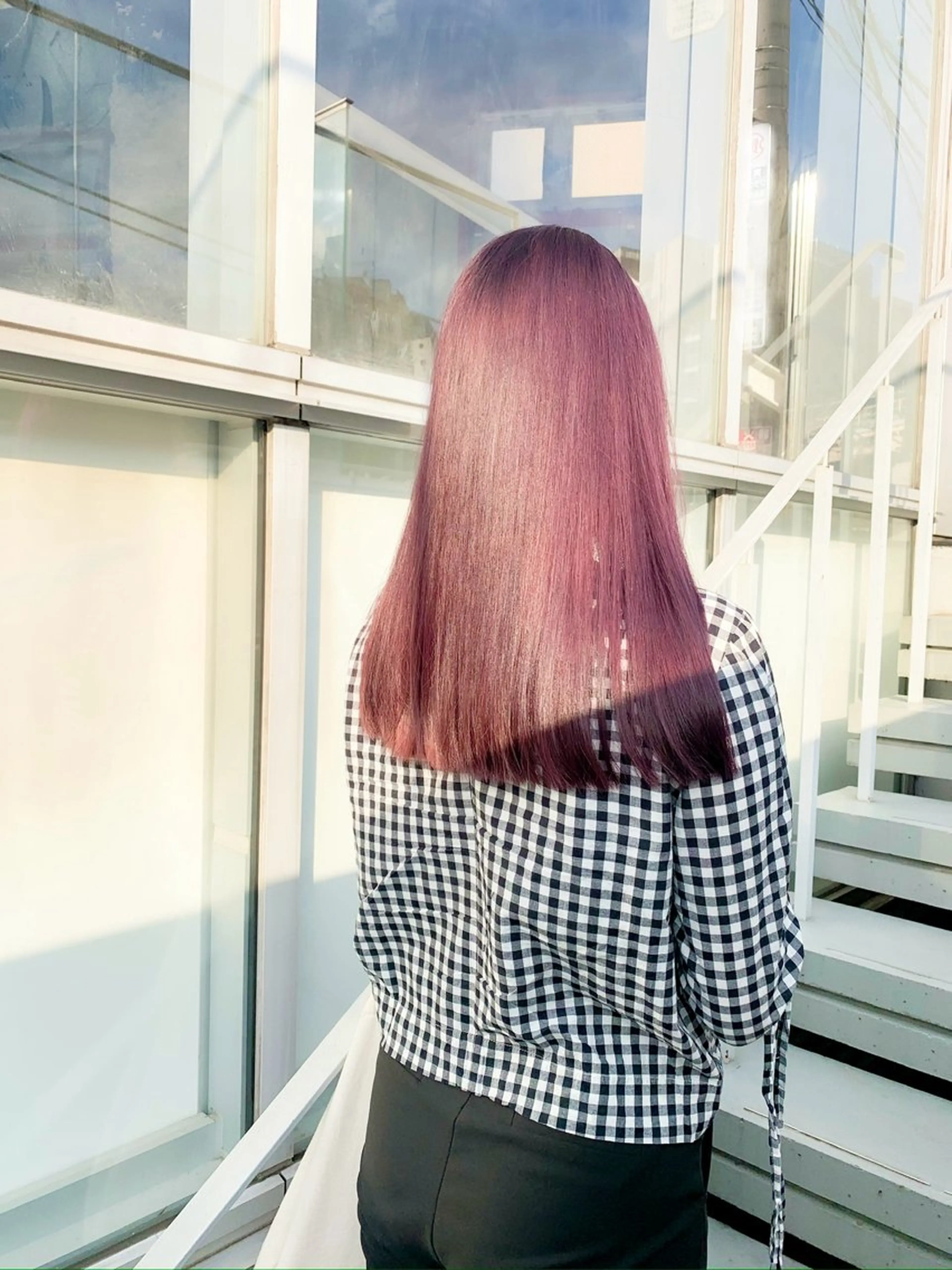 カラー ヘアカラー 瀬戸 杏珠のヘアスタイル