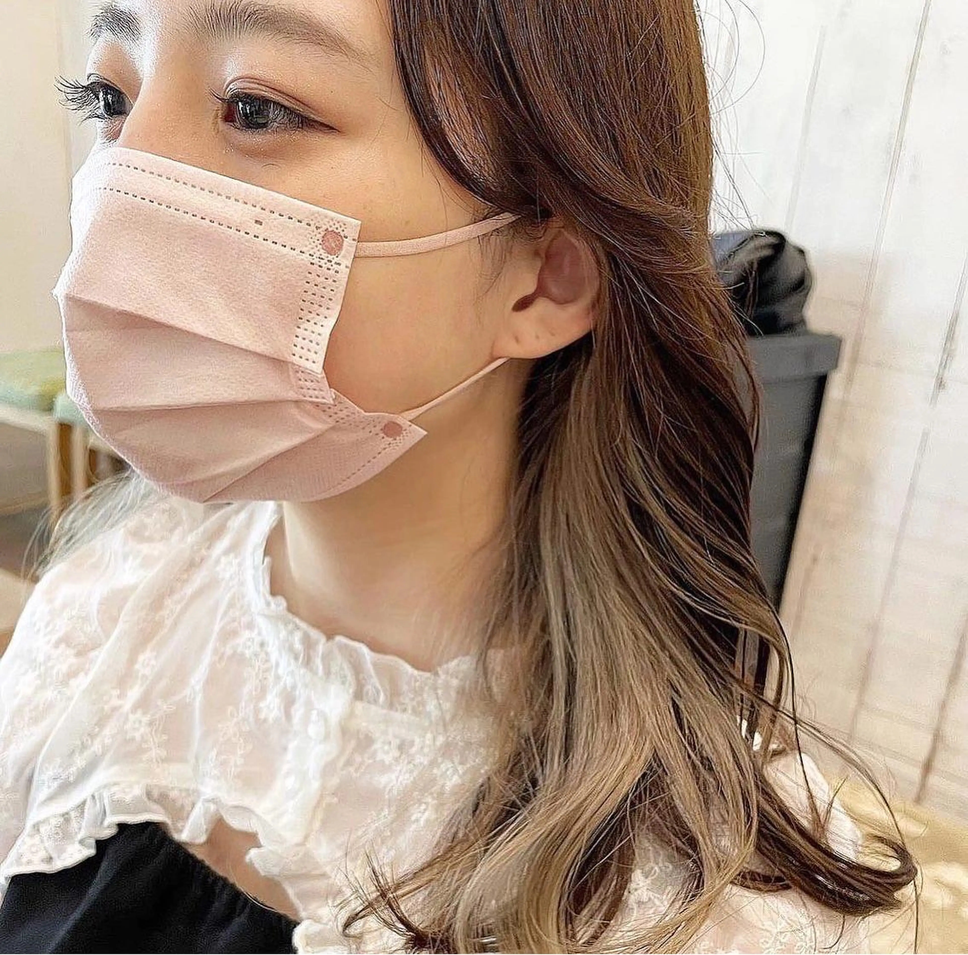 カラー インナーカラー OAK 学芸大学所属・秋葉萌　透明感カラー /レイヤー/ボブ♡のヘアスタイル