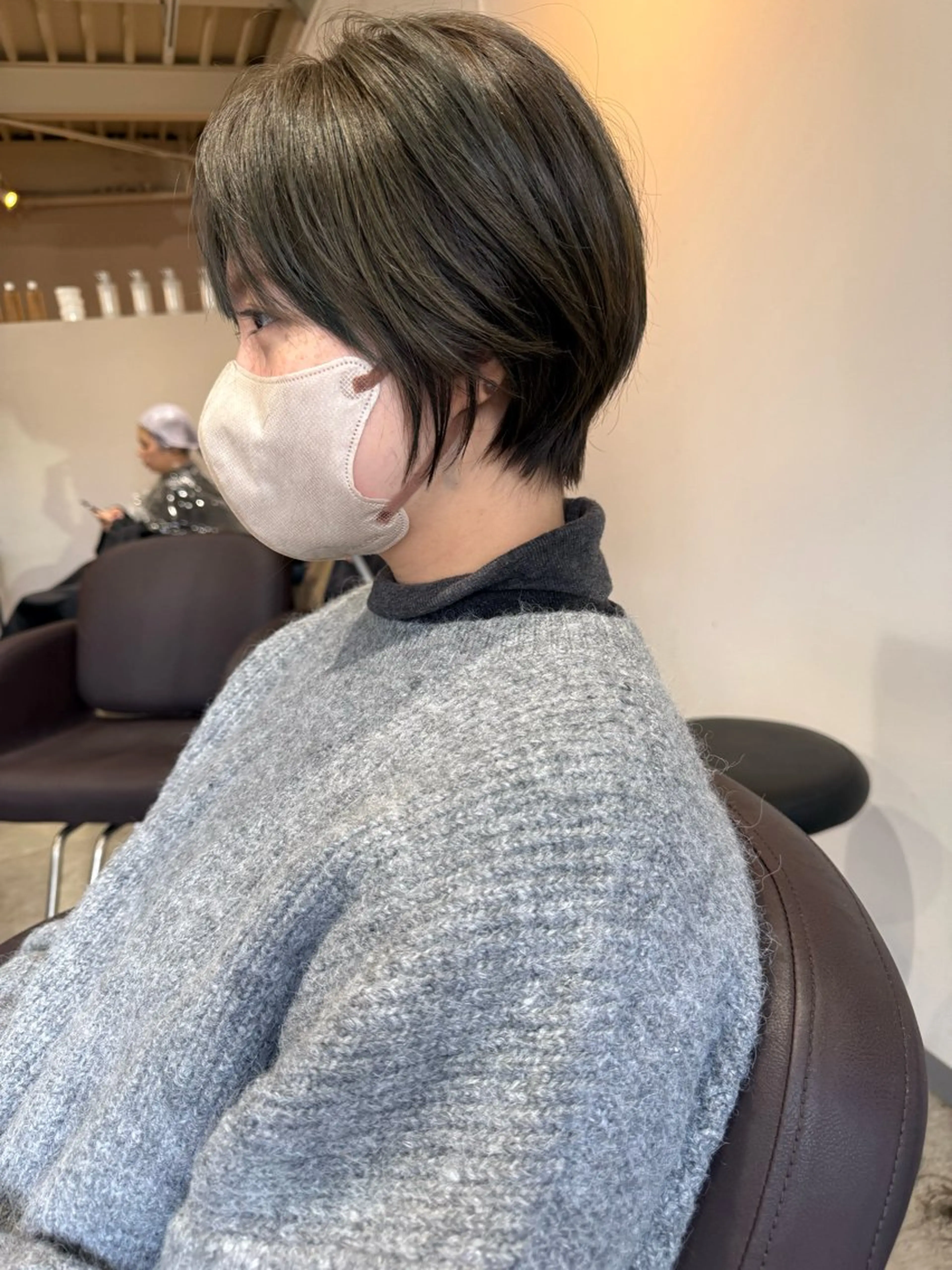ショート ボブ 髪質改善 韓国風ヘア レイヤーカット ショートヘア suii..hair designのヘアスタイル
