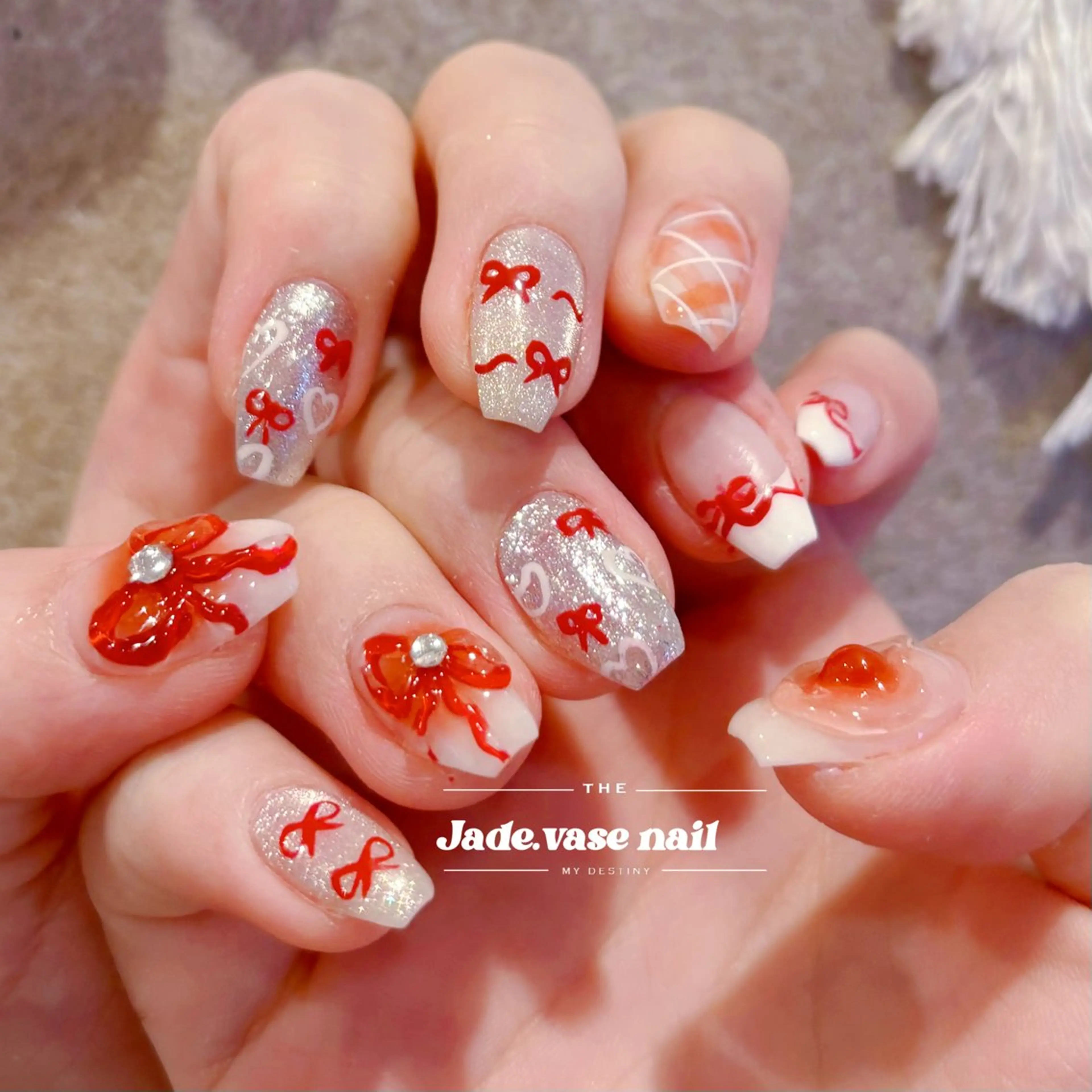 ネイル ハンドネイル ハンドケア ✰Jade.vase 銀座一丁目・東銀座のネイルデザイン