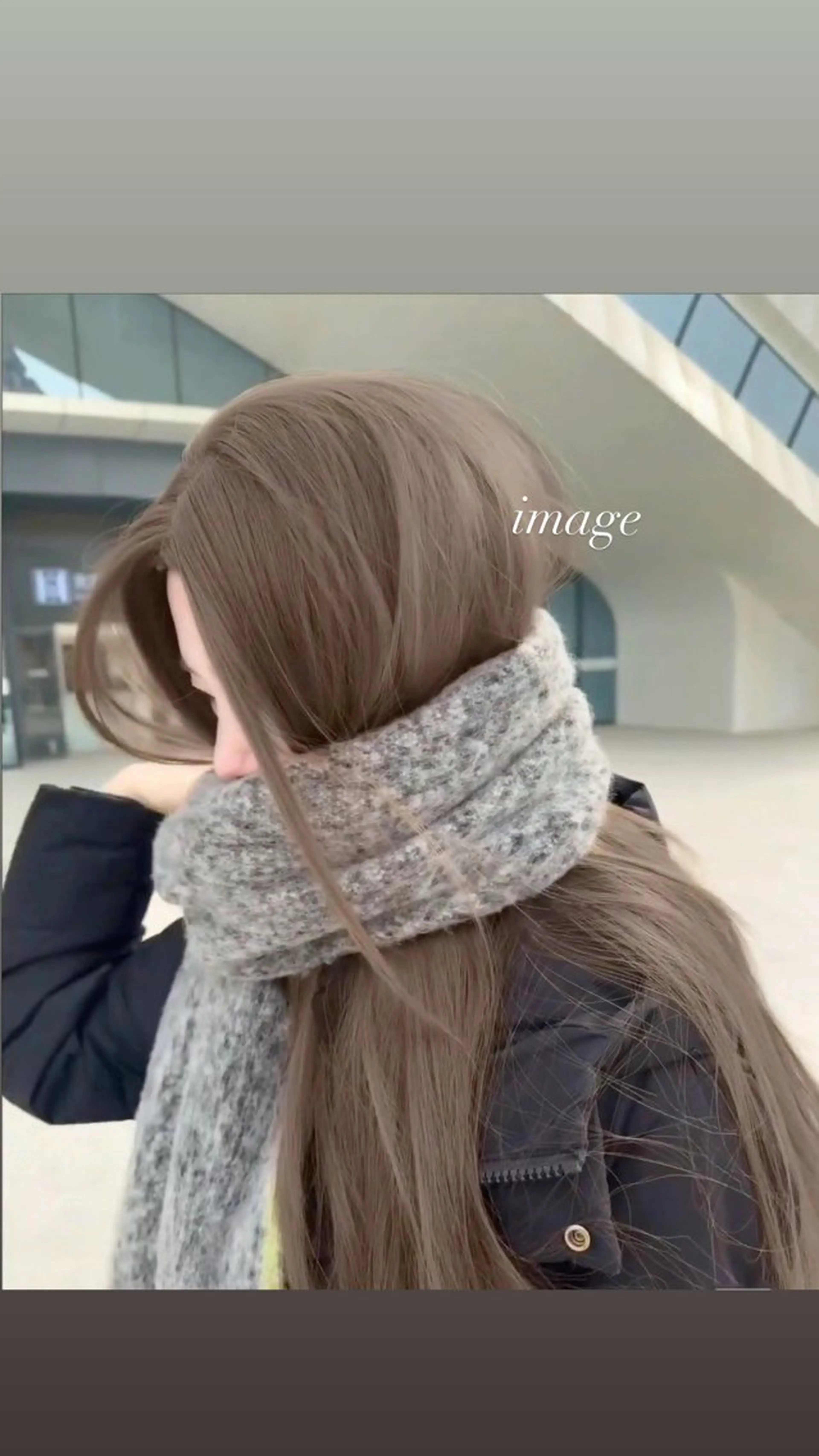 ロング カラー ヘアカラー トリートメント 💖ミルクティー💖 あかり💖のヘアスタイル