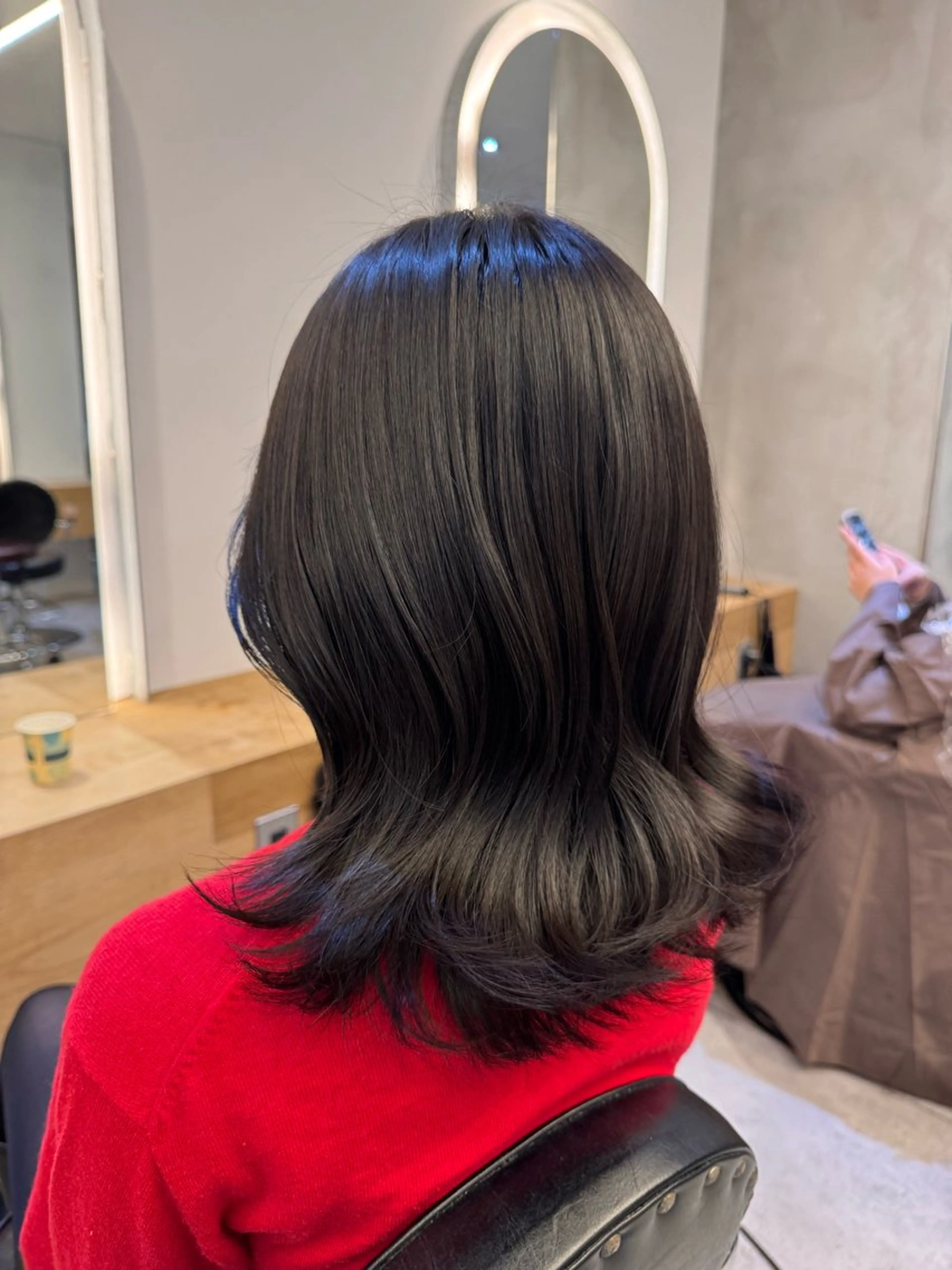 ミディアム カット ヘアカラー トリートメント 【渋谷】艶髪特化♡ 艶髪先生のヘアスタイル