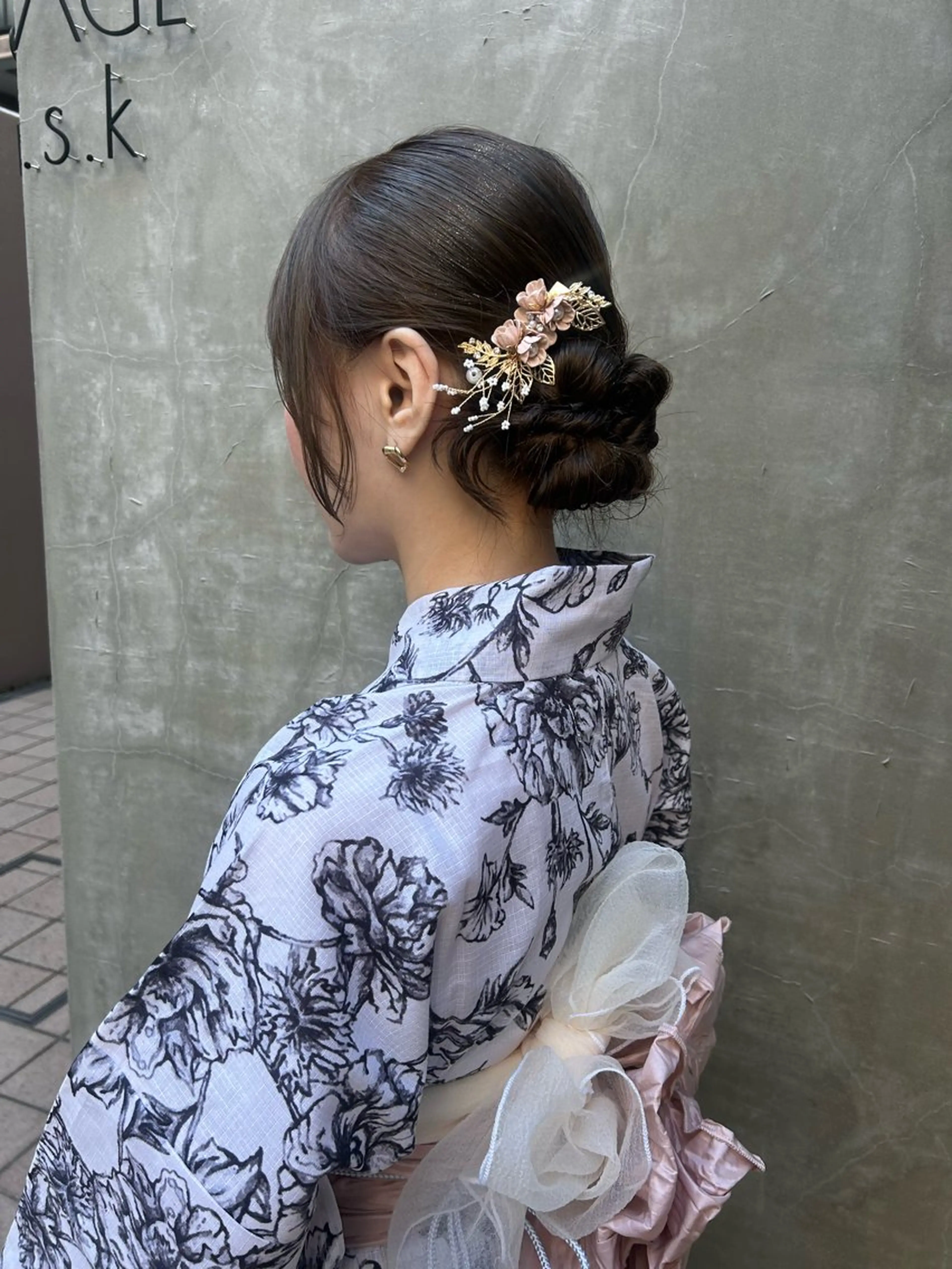 浴衣似合わせ🩶ヘアセットの写真