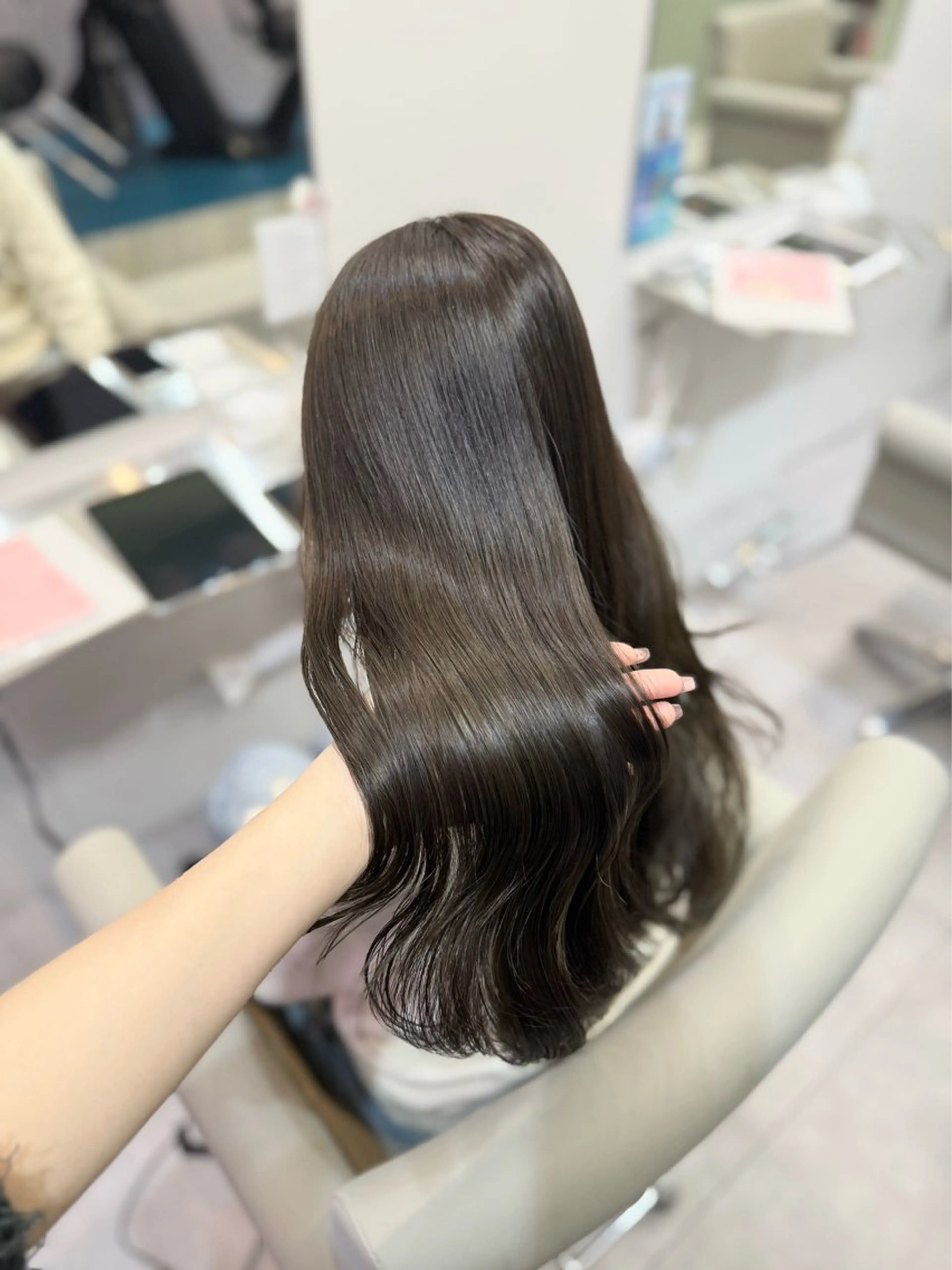 カラー ヘアカラー YUZUKI艶カラー /似合わせ小顔カットのヘアスタイル