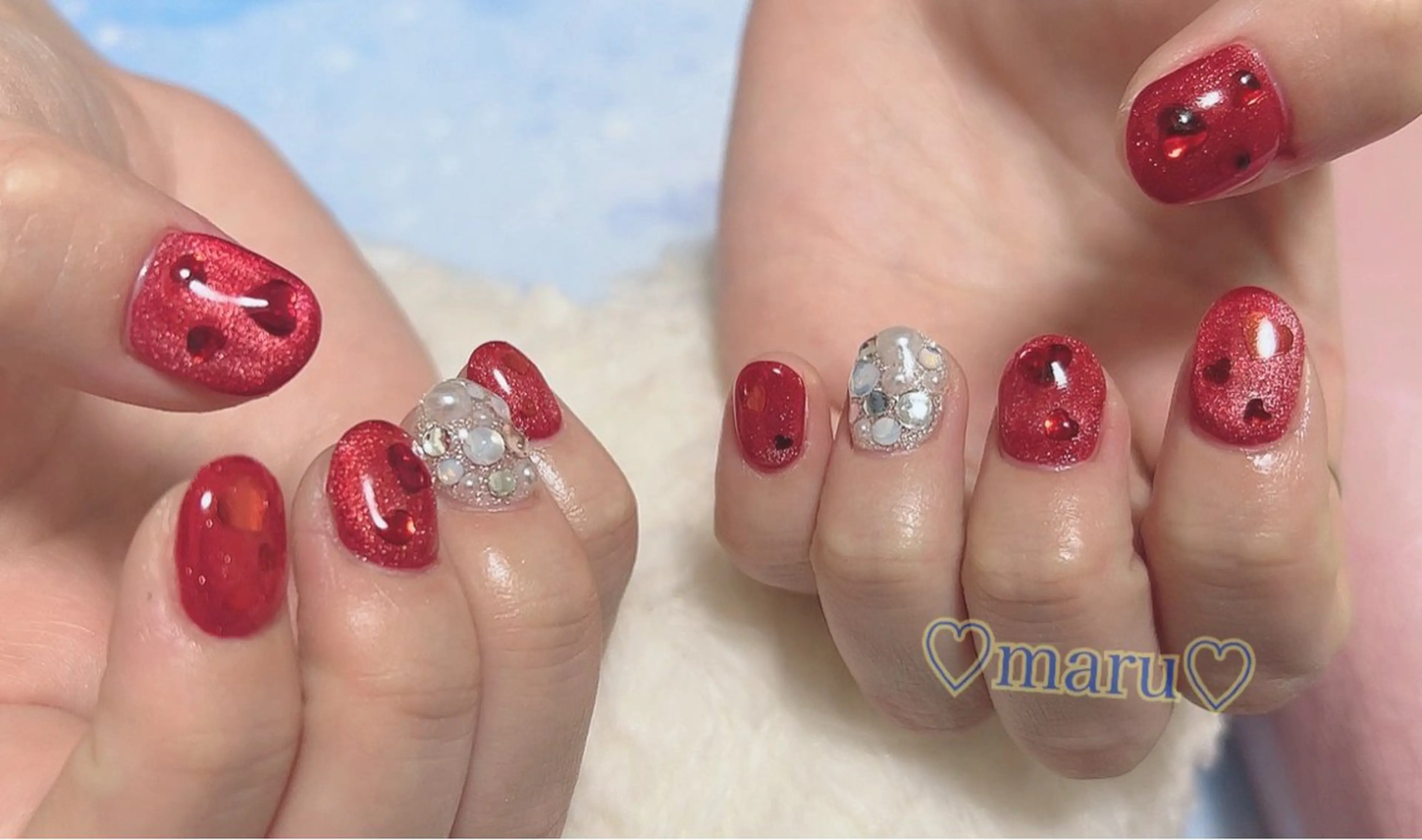 ネイル ハンドネイル フットネイル まるみ ♡のネイルデザイン