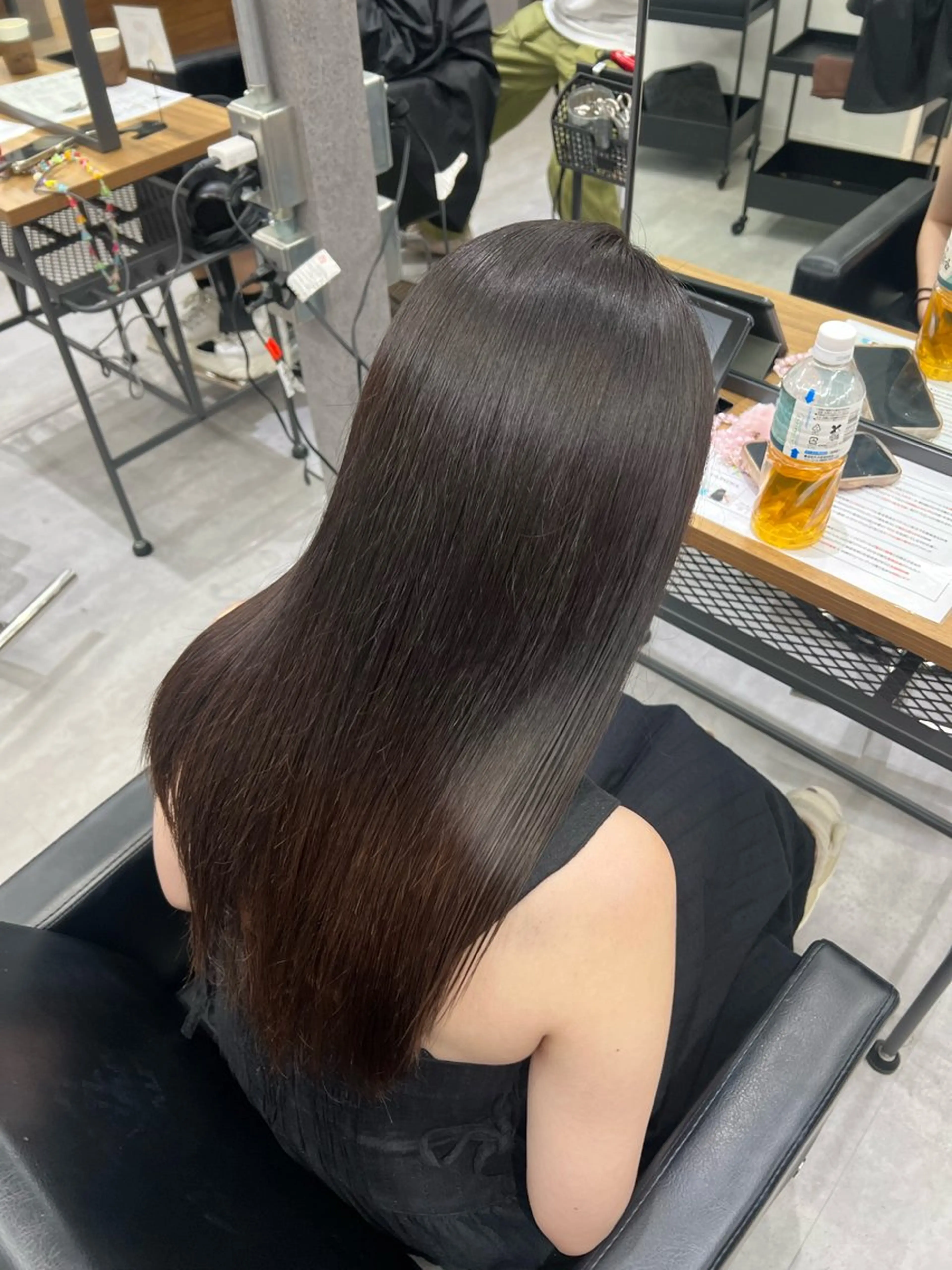 セミロング カラー 透明感カラー カットモデル募集 八王子/kyocoのヘアスタイル