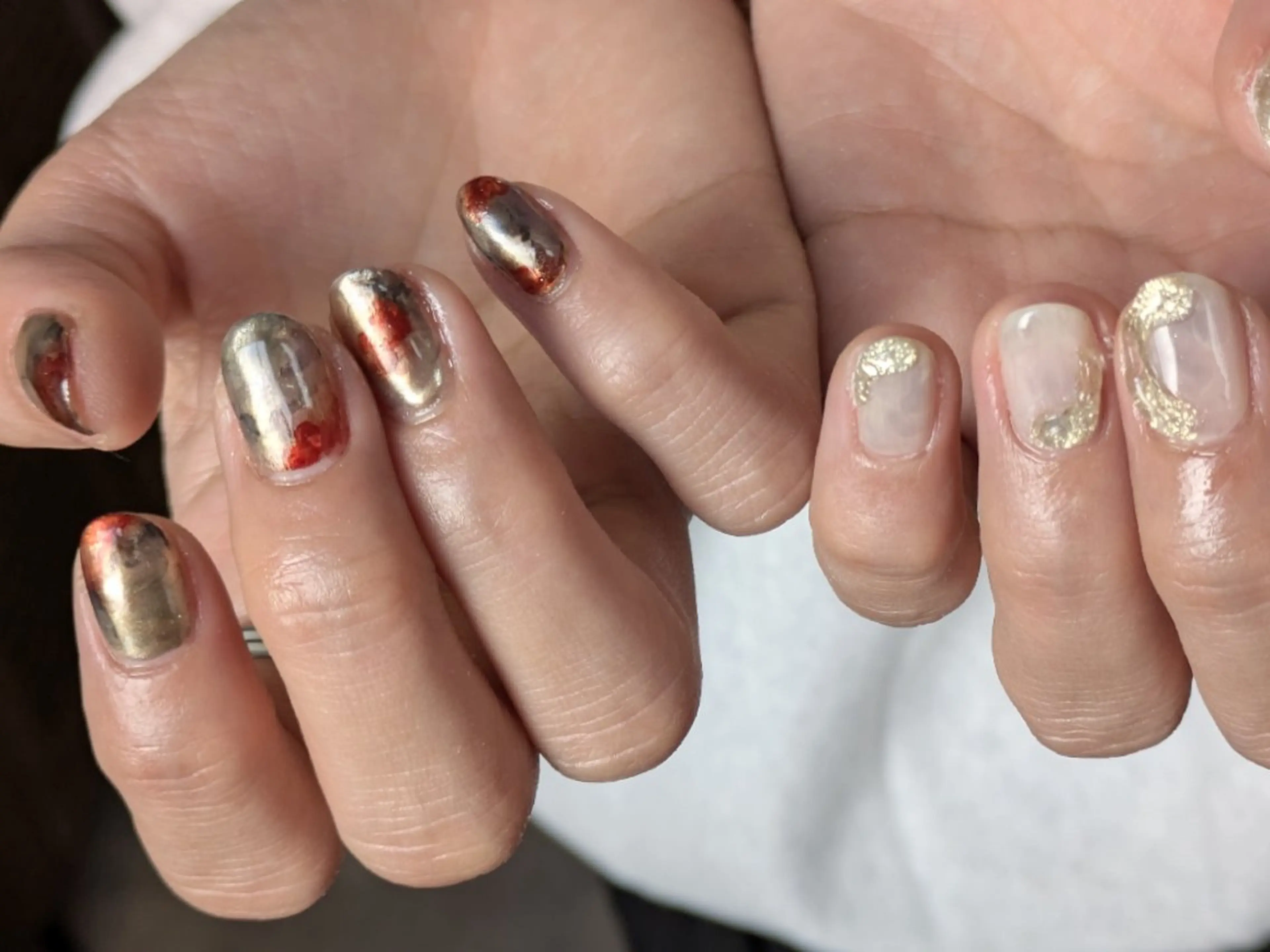 ネイル ニュアンスネイル 【新宿三丁目】AMIのネイルデザイン