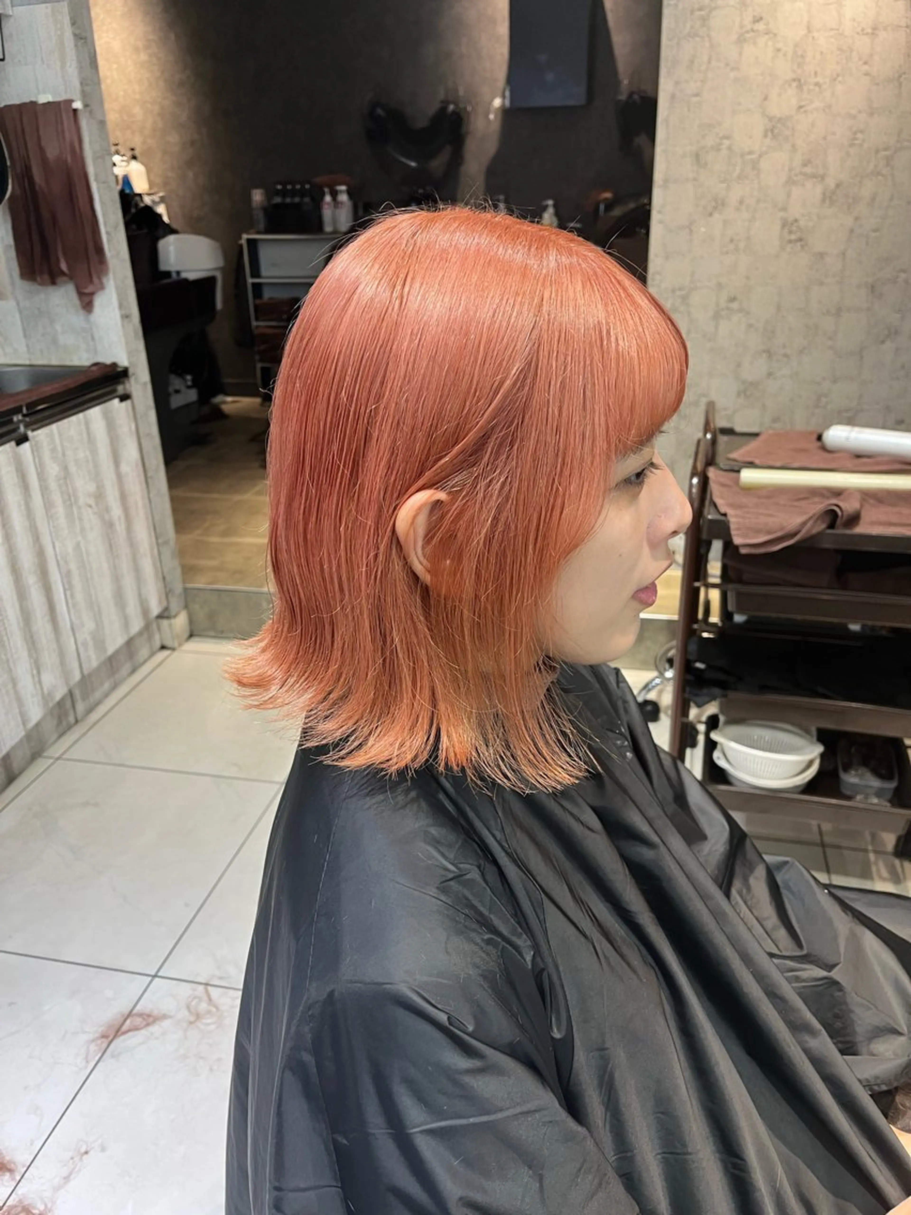 セミロング カラー カット ヘアカラー 🩰モテ艶girly ヘア🐇彩香‎🪡♡のヘアスタイル