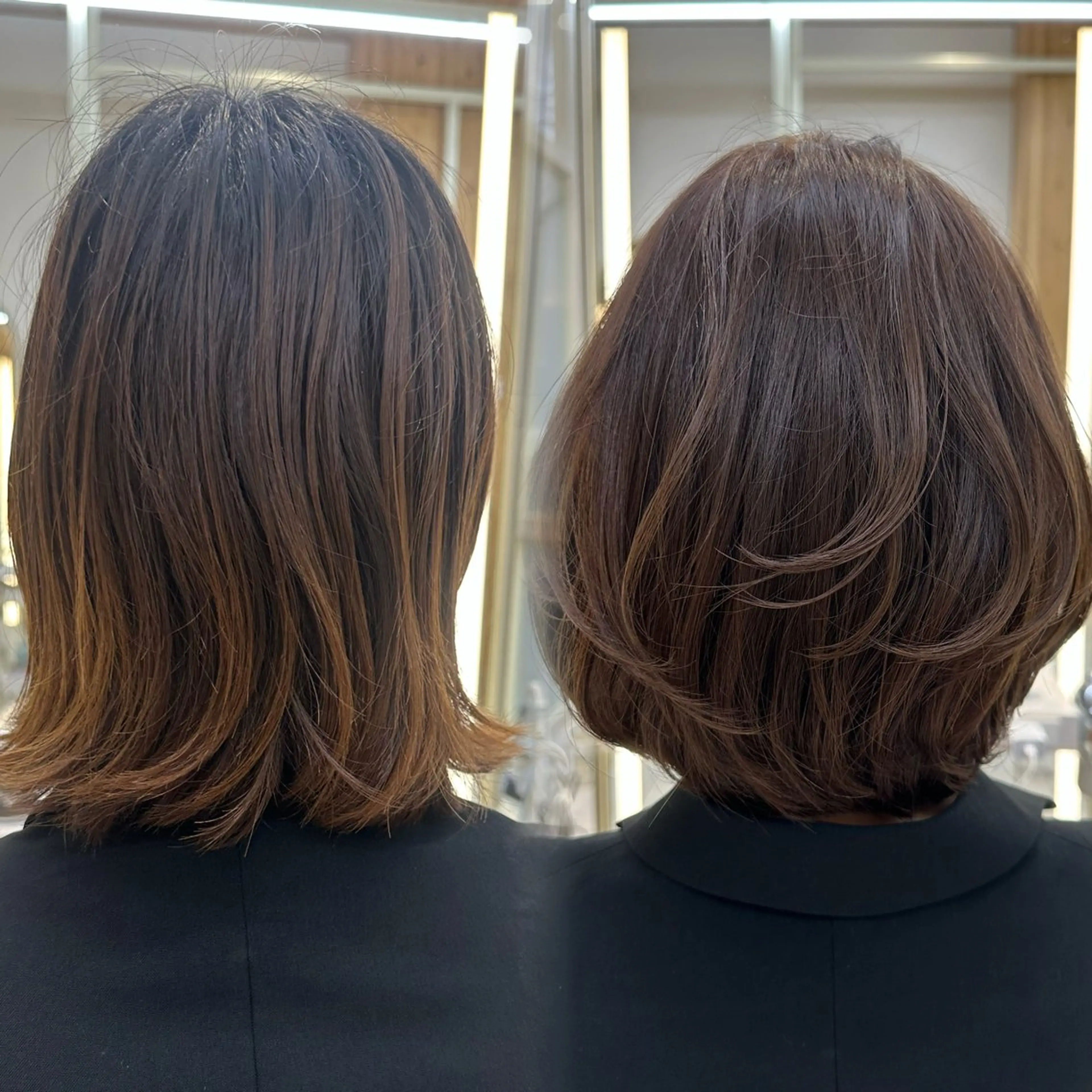 ショート oto🎀×美髪× シースルー前髪🤍のヘアスタイル