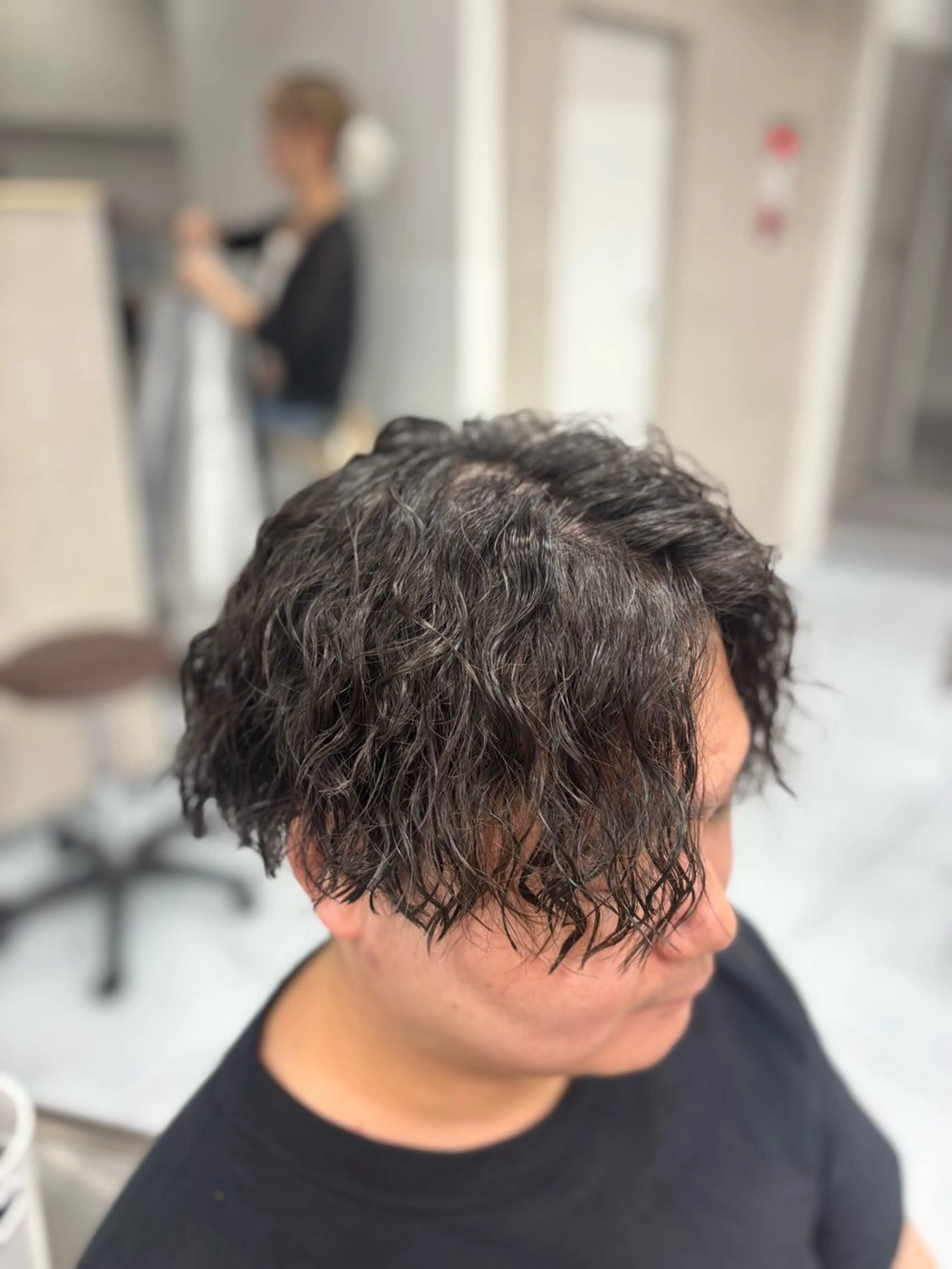 ショート パーマ メンズ カット パーマ メンズ特化韓国風 パーマスタイル/りんのヘアスタイル