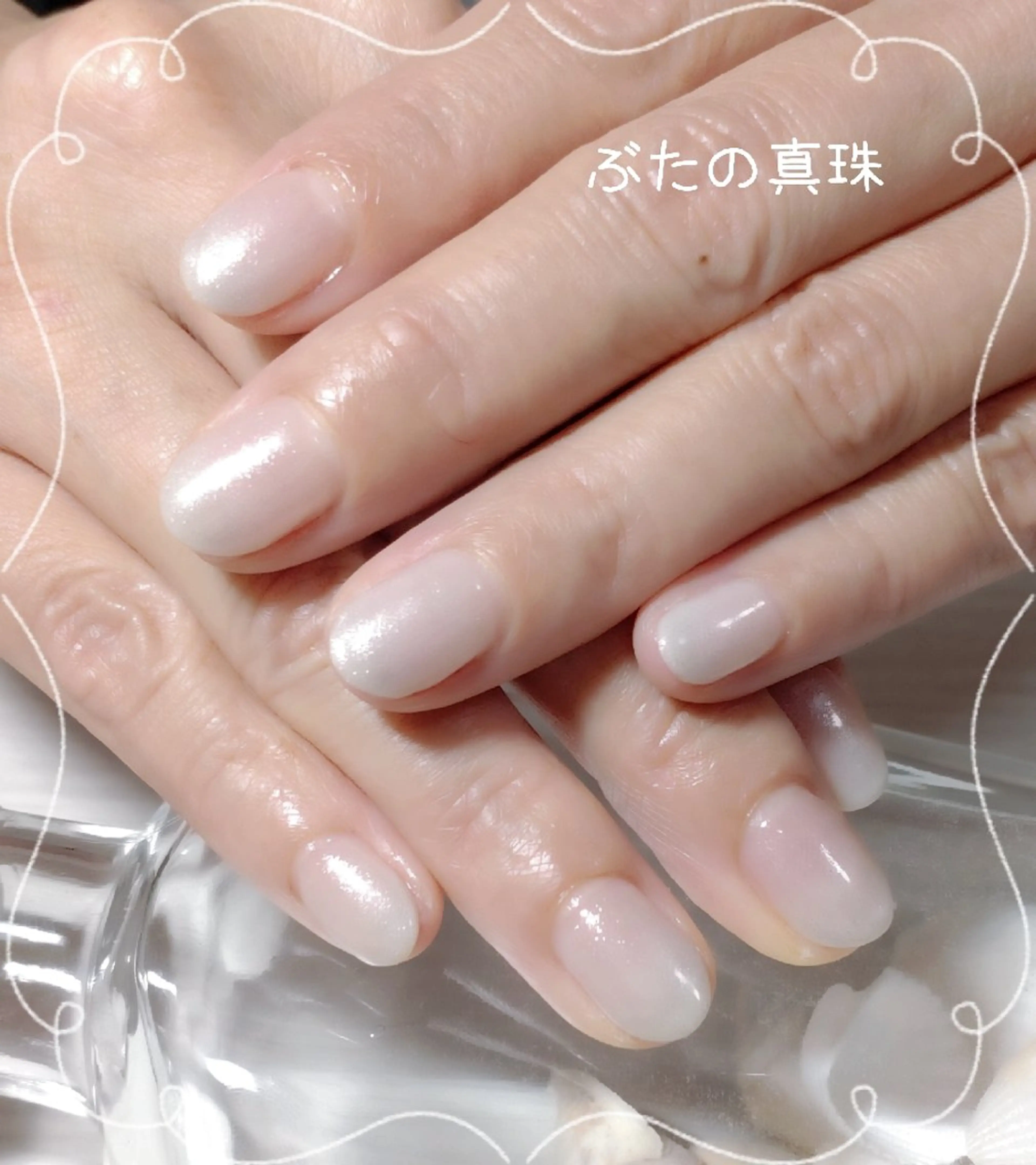 ネイル グラデーション ハンドネイル 林 珠里のネイルデザイン