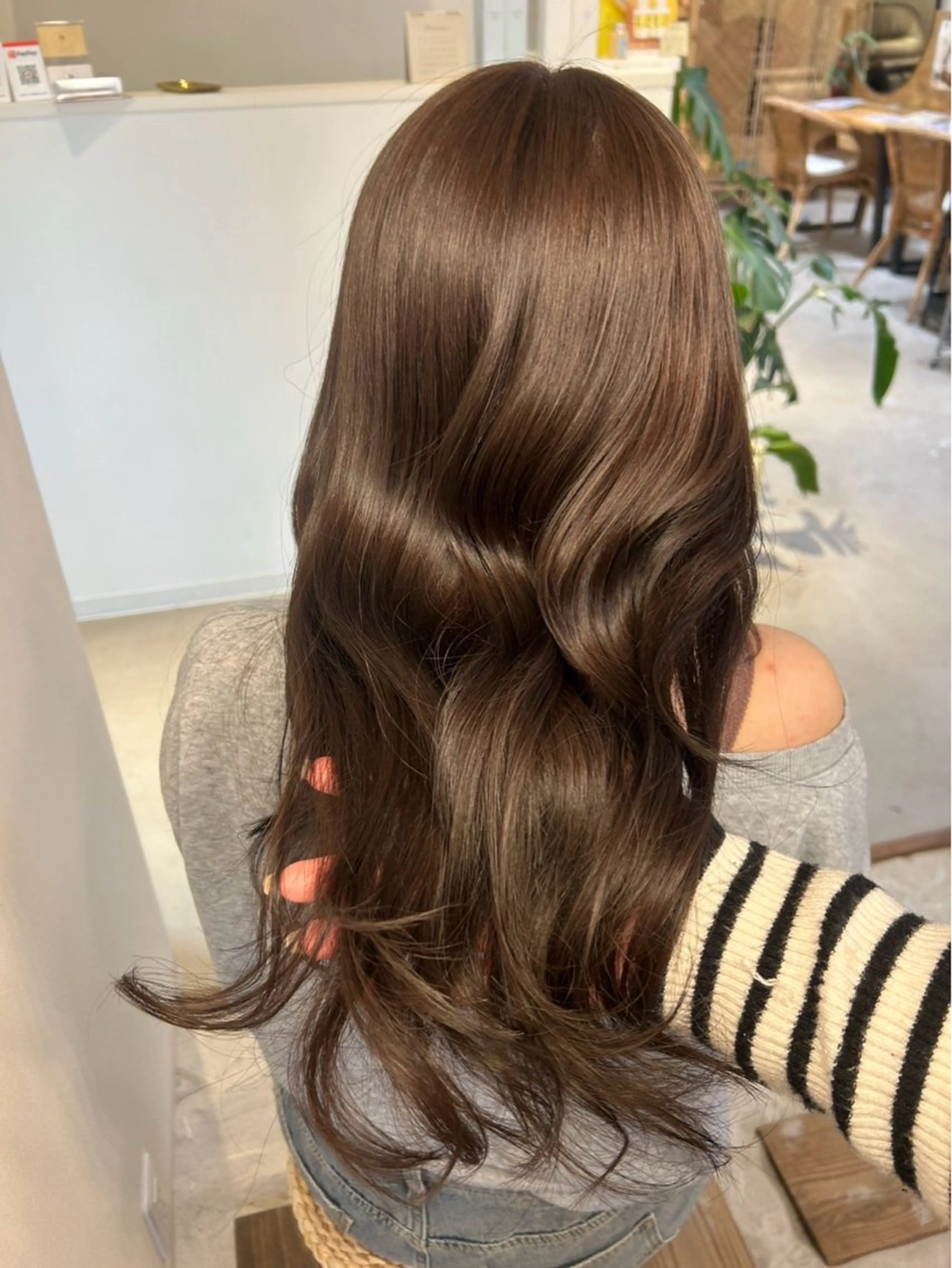 カラー 透明感カラー 廣田 真依のヘアスタイル