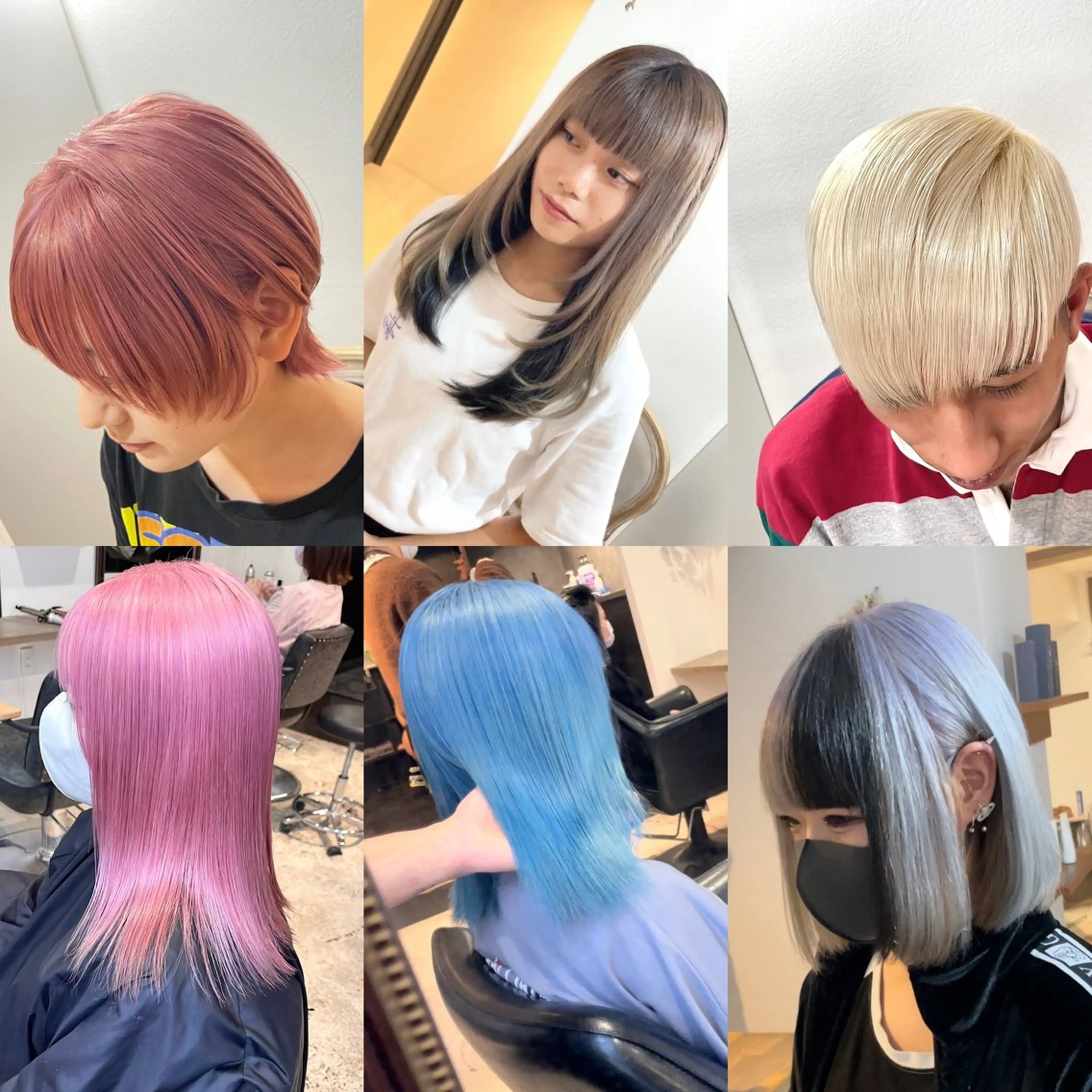カット+次世代のケアブリーチのエフェクトブリーチの写真