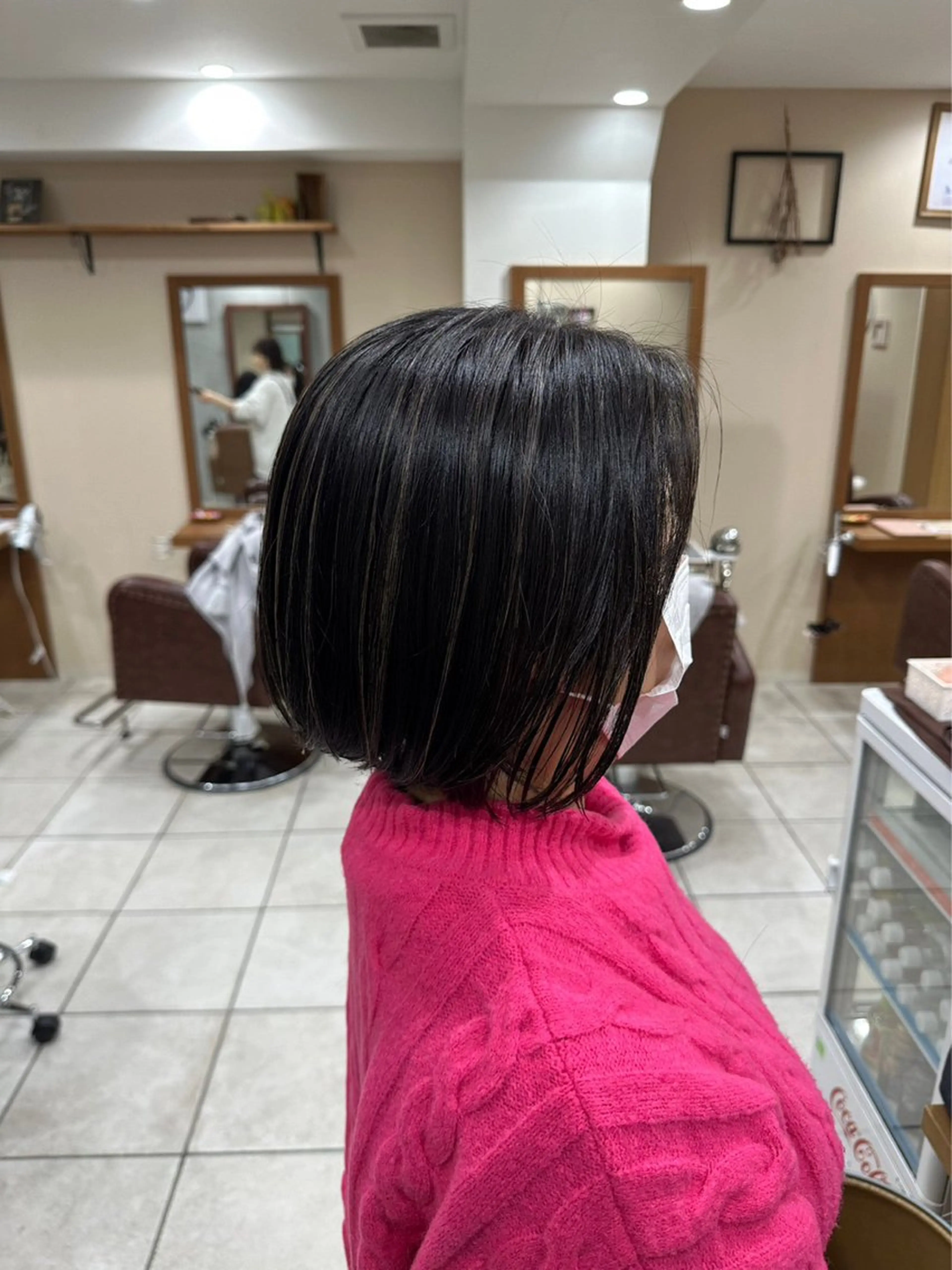 ミディアム カラー amble luxe 髪質改善 💕のヘアスタイル
