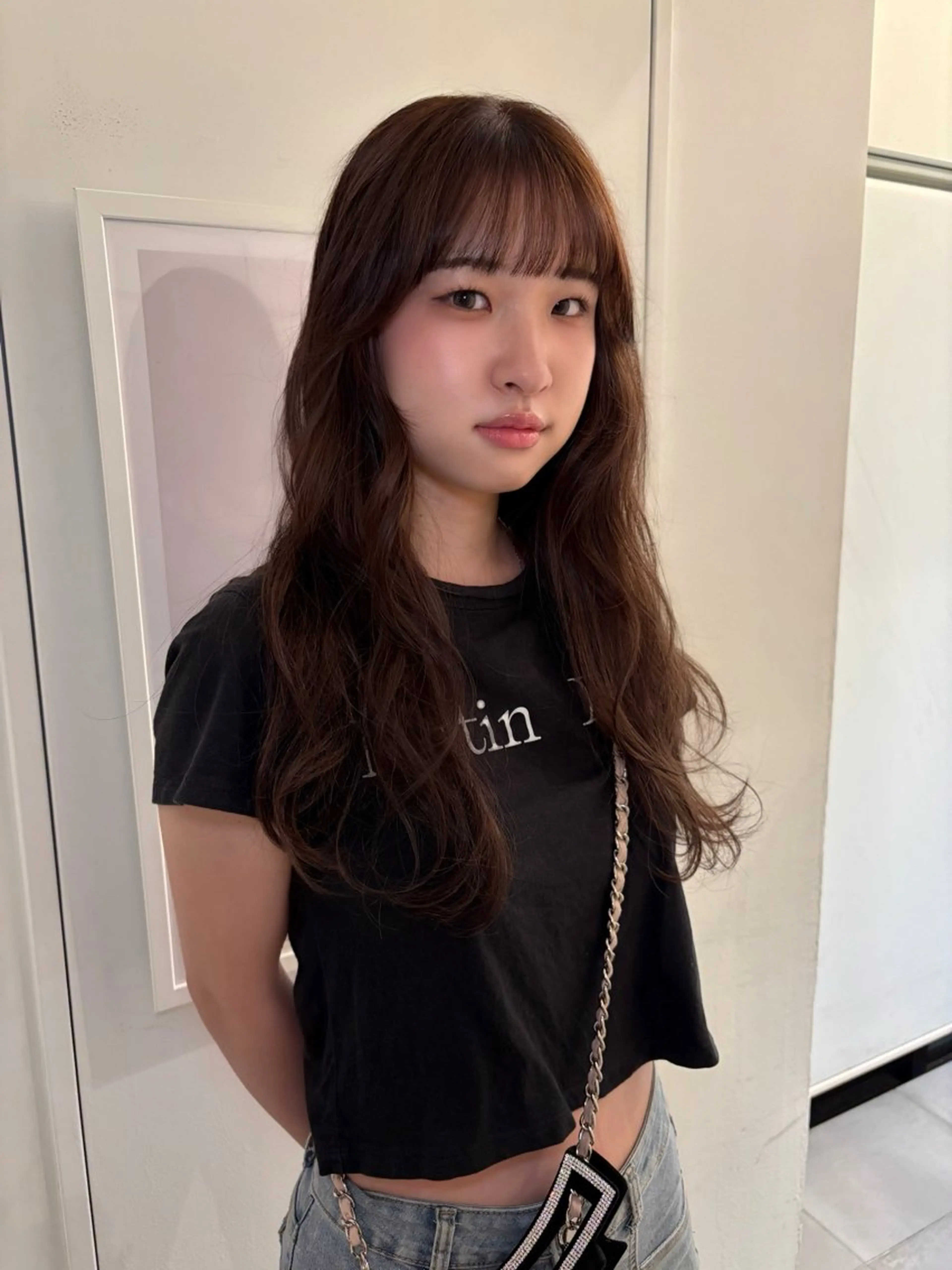 ロング カット ヘアカラー riria🎀カット /透明感カラーのヘアスタイル