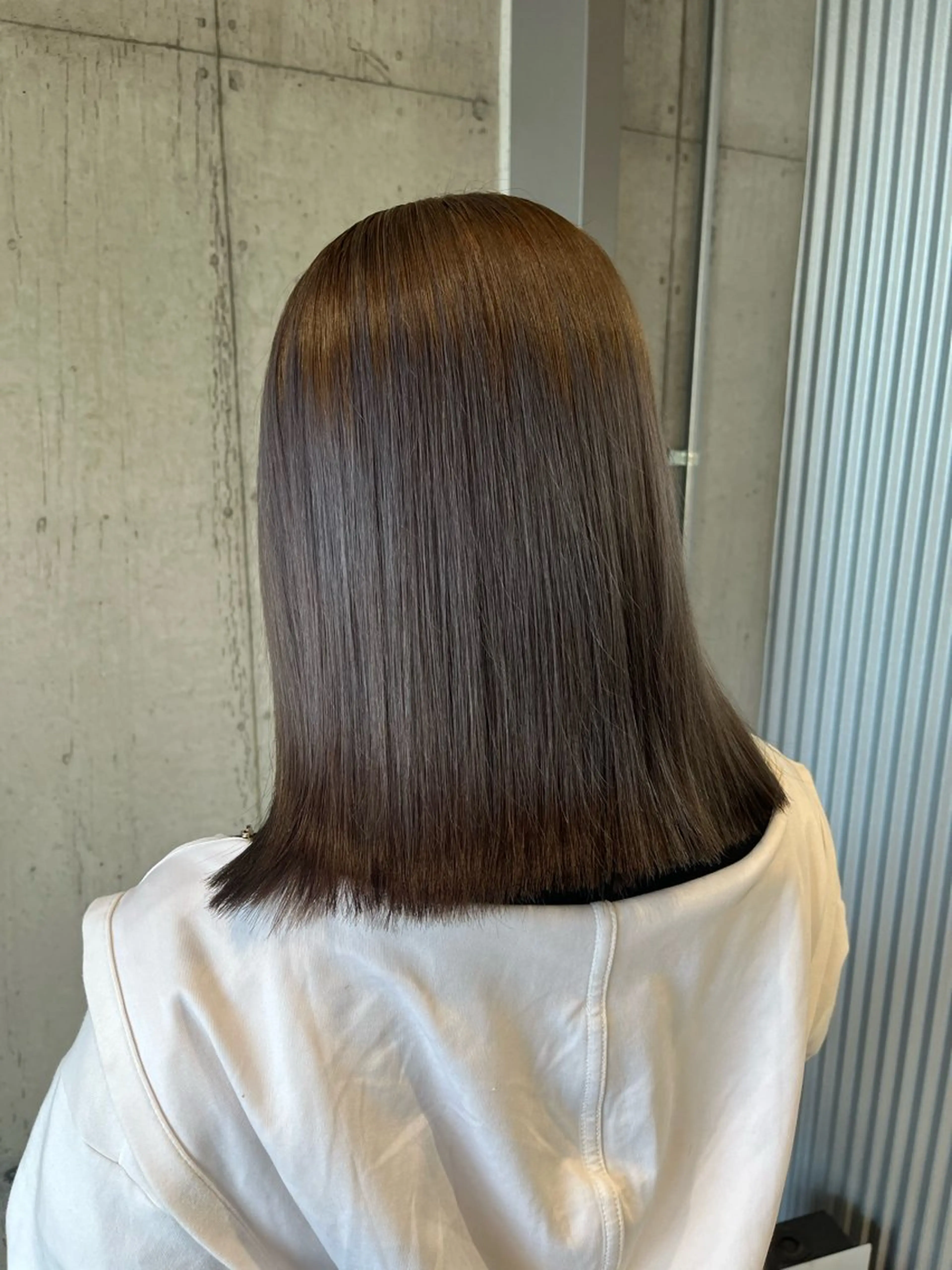 セミロング カラー ヘアアレンジ カット ヘアカラー トリートメント 透明感カラー・ボブ リクト📸のヘアスタイル