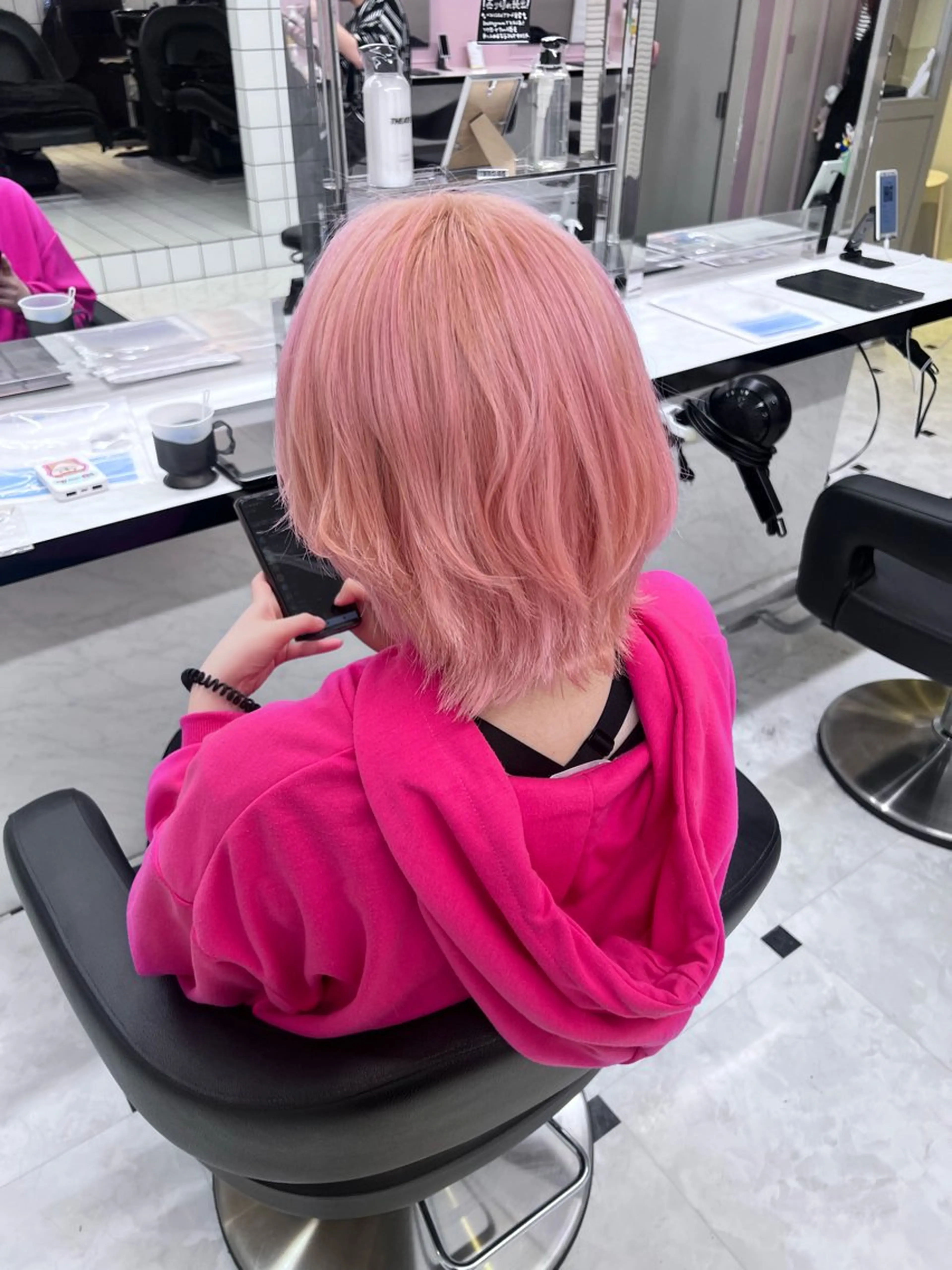 ミディアム カラー ヘアアレンジ ヘアカラー トリートメント ヘッドスパ ヘアセット 💕上野美容師☁ ブリーチ💖サワのヘアスタイル