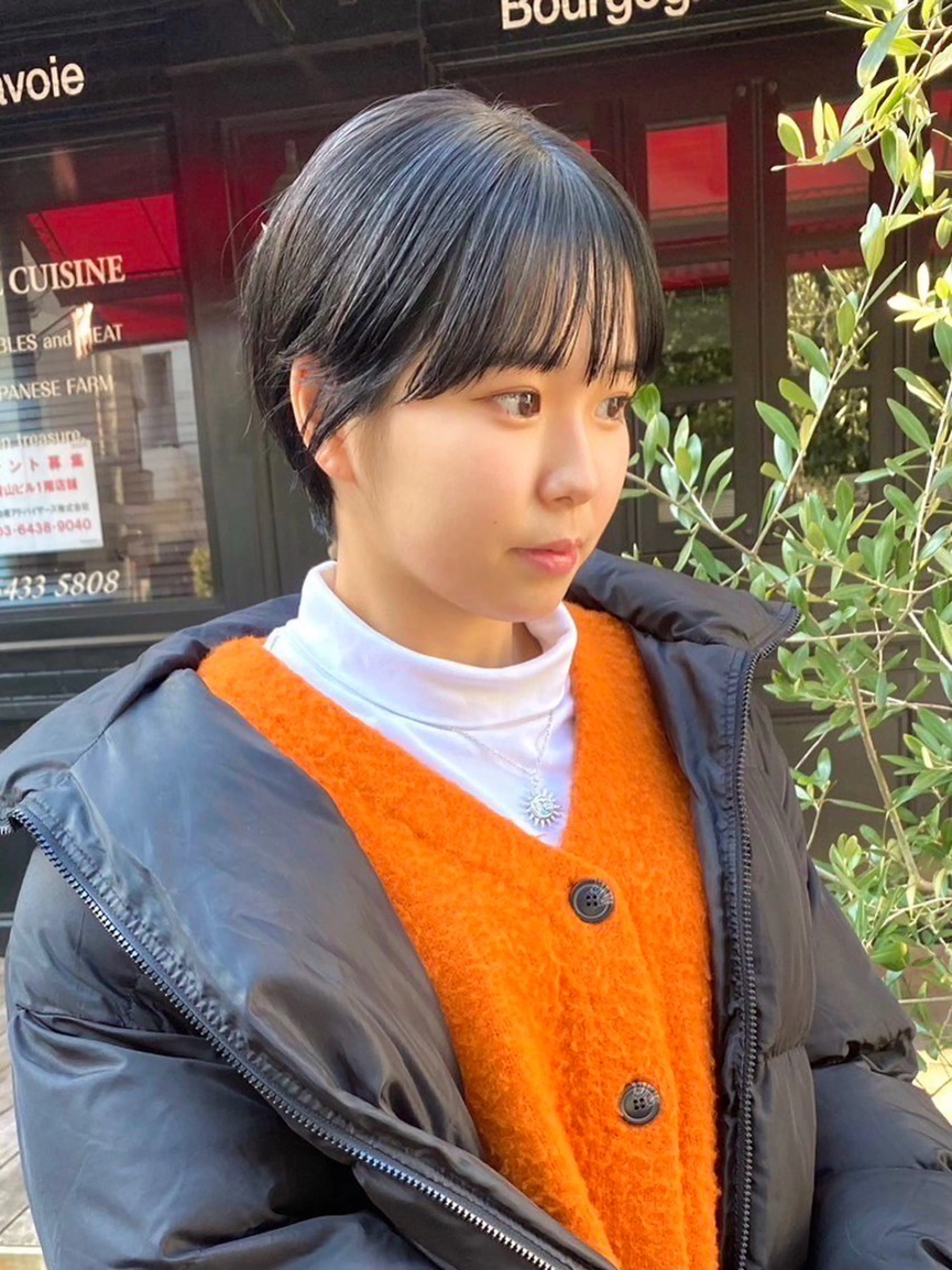 ショート カラー カット ヘアカラー トリートメント ヘッドスパ ヘアセット 艶カラー×レイヤー 🧙髪質改善/レオンのヘアスタイル