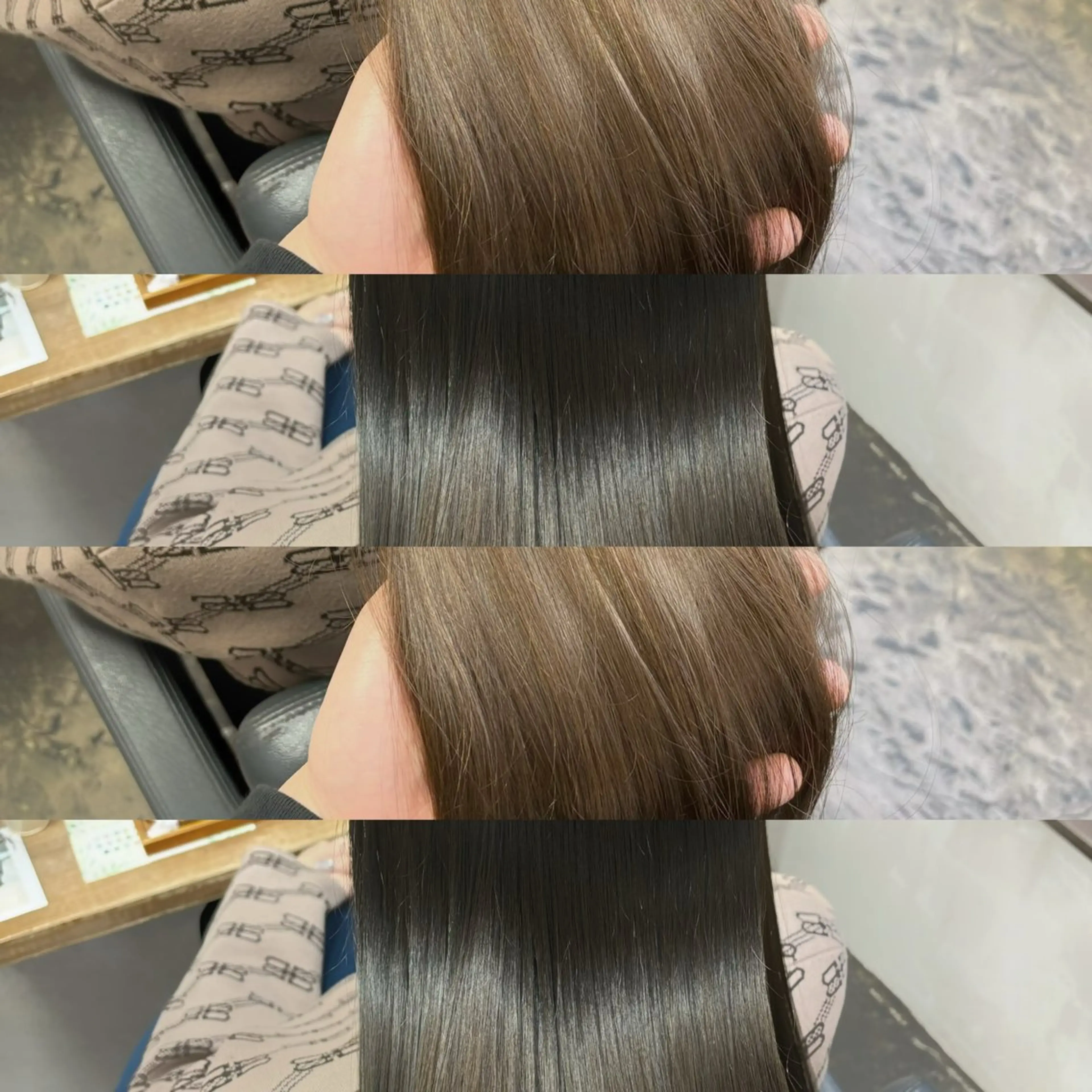 ミディアム カラー カット ヘアカラー トリートメント FiNbyallure 池袋所属・シアカラー×髪質改善 ミニモ限定/浦前翼のヘアスタイル