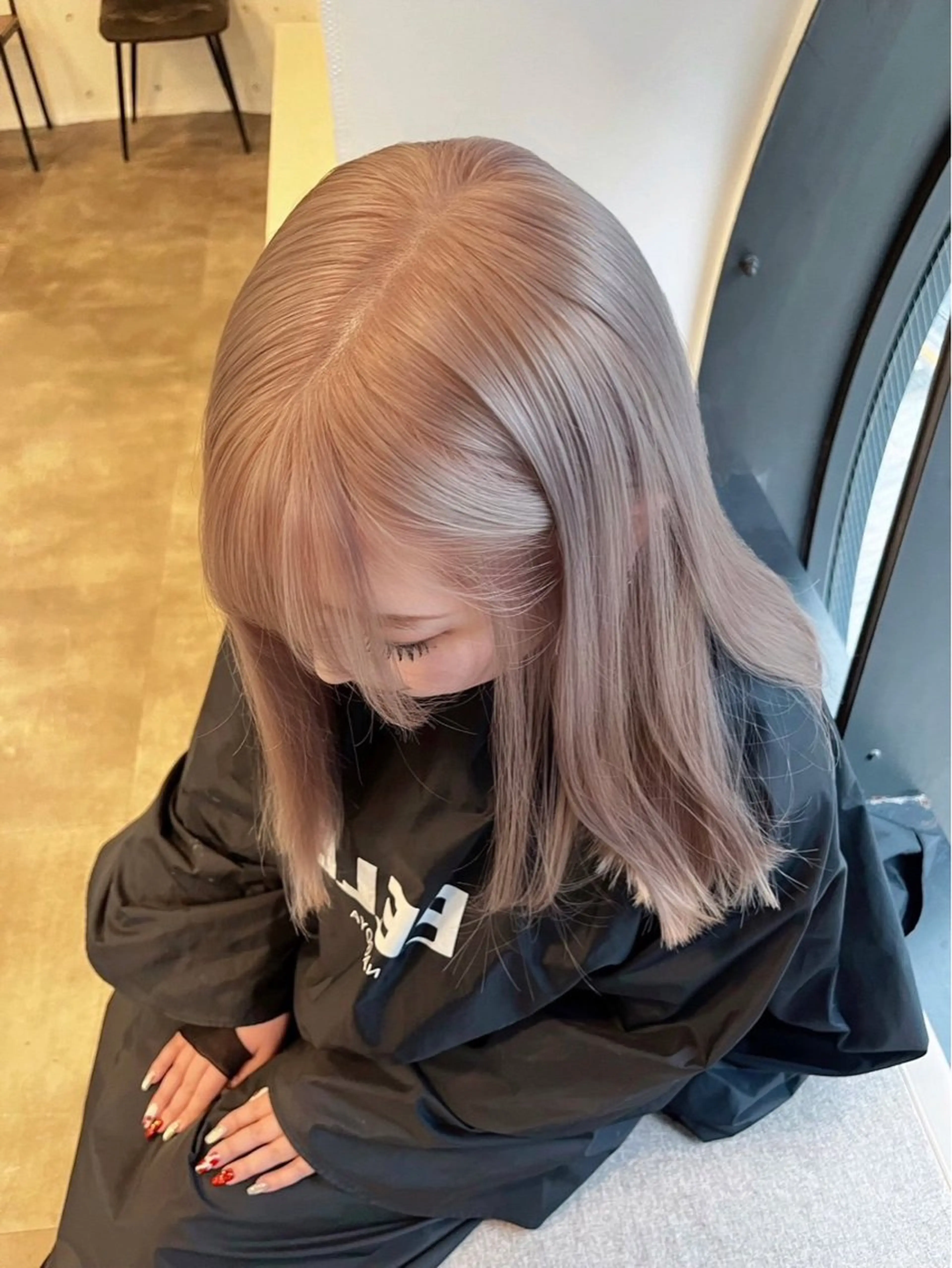 カラー ヘアカラー トリートメント ハイトーン特化 pepe🎀のヘアスタイル