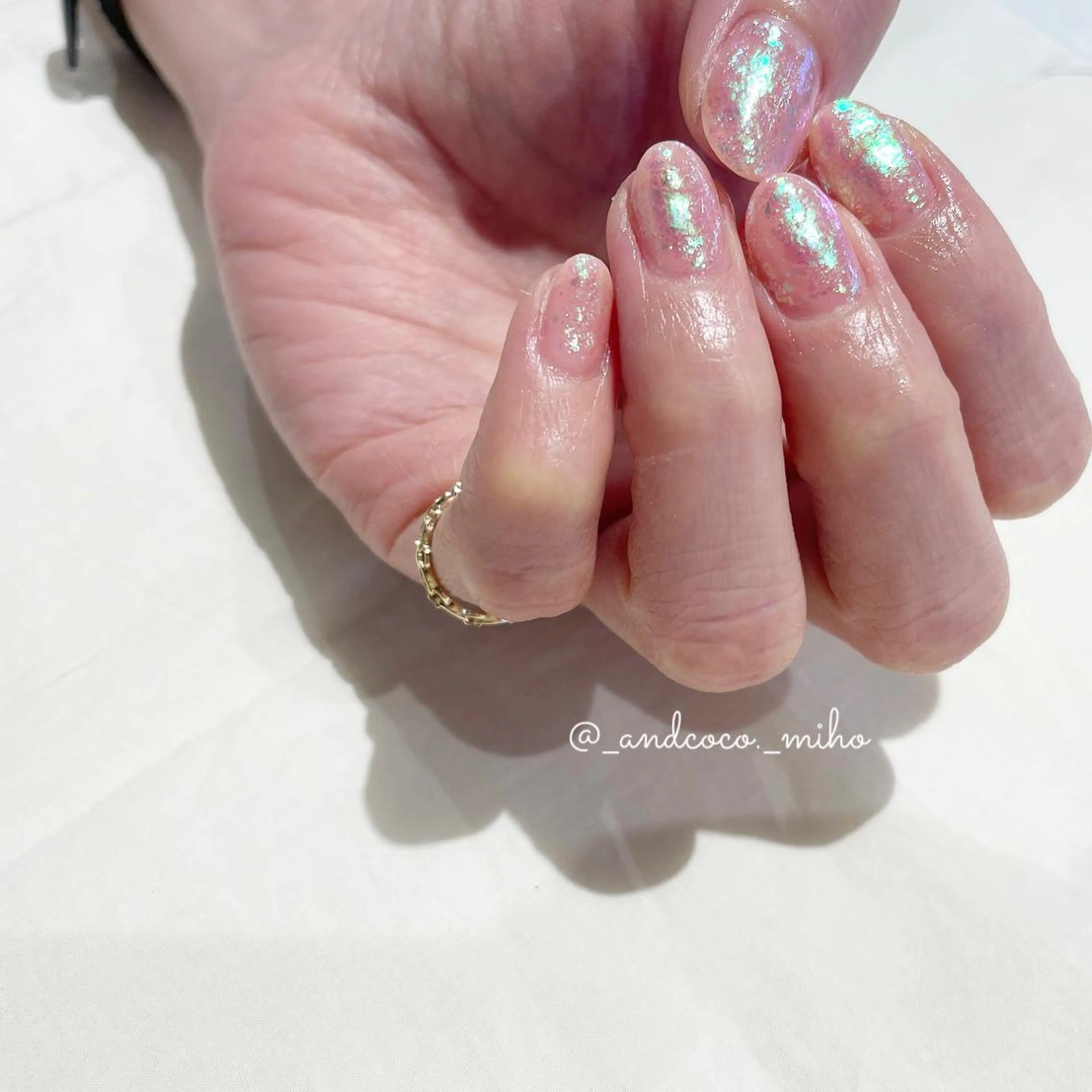 ネイル ハンドネイル And  & coco. eyelash & nail所属・Nailist〻 mihoのネイルデザイン