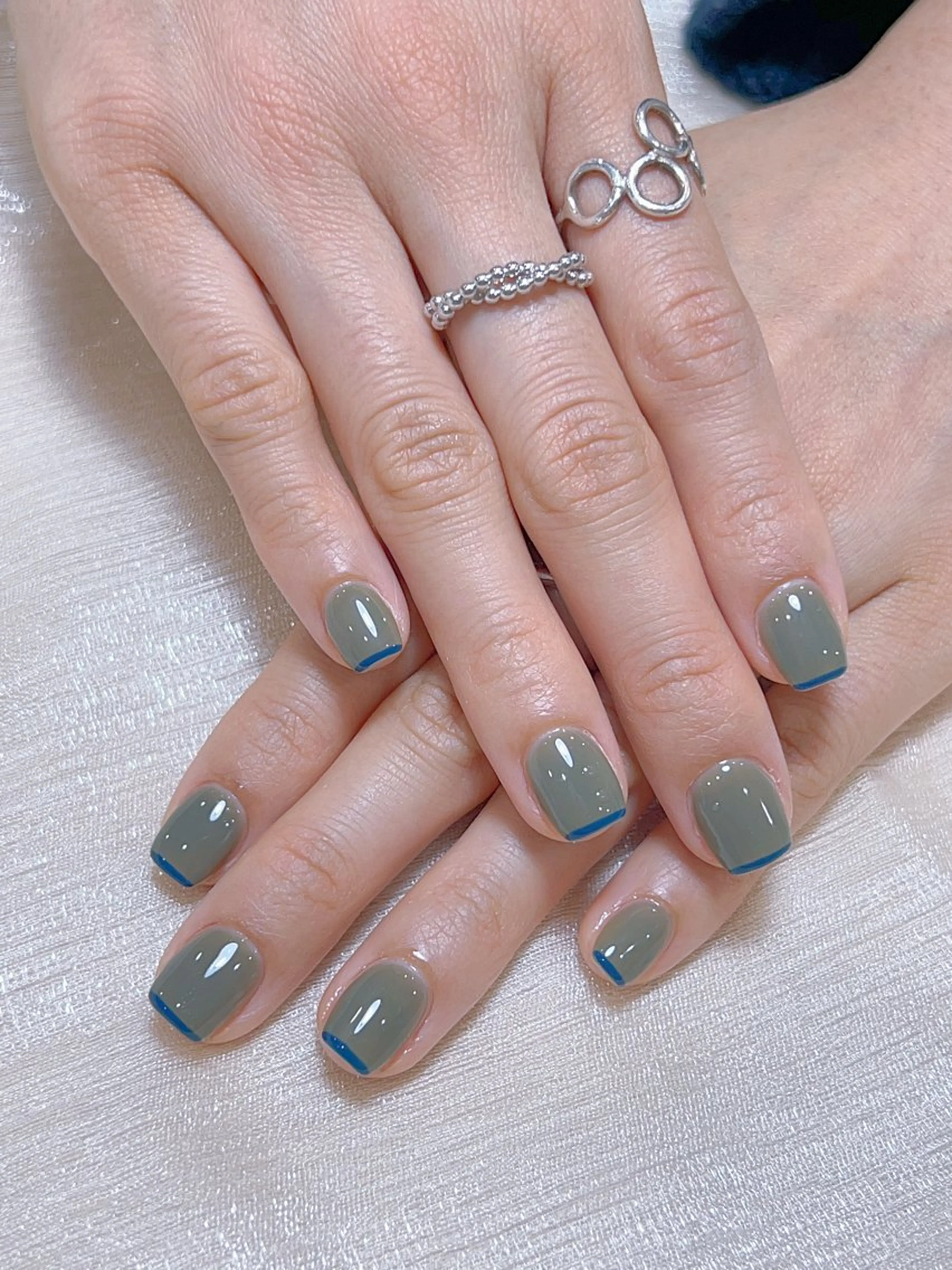 ネイル フレンチネイル 林 ゆいのネイルデザイン