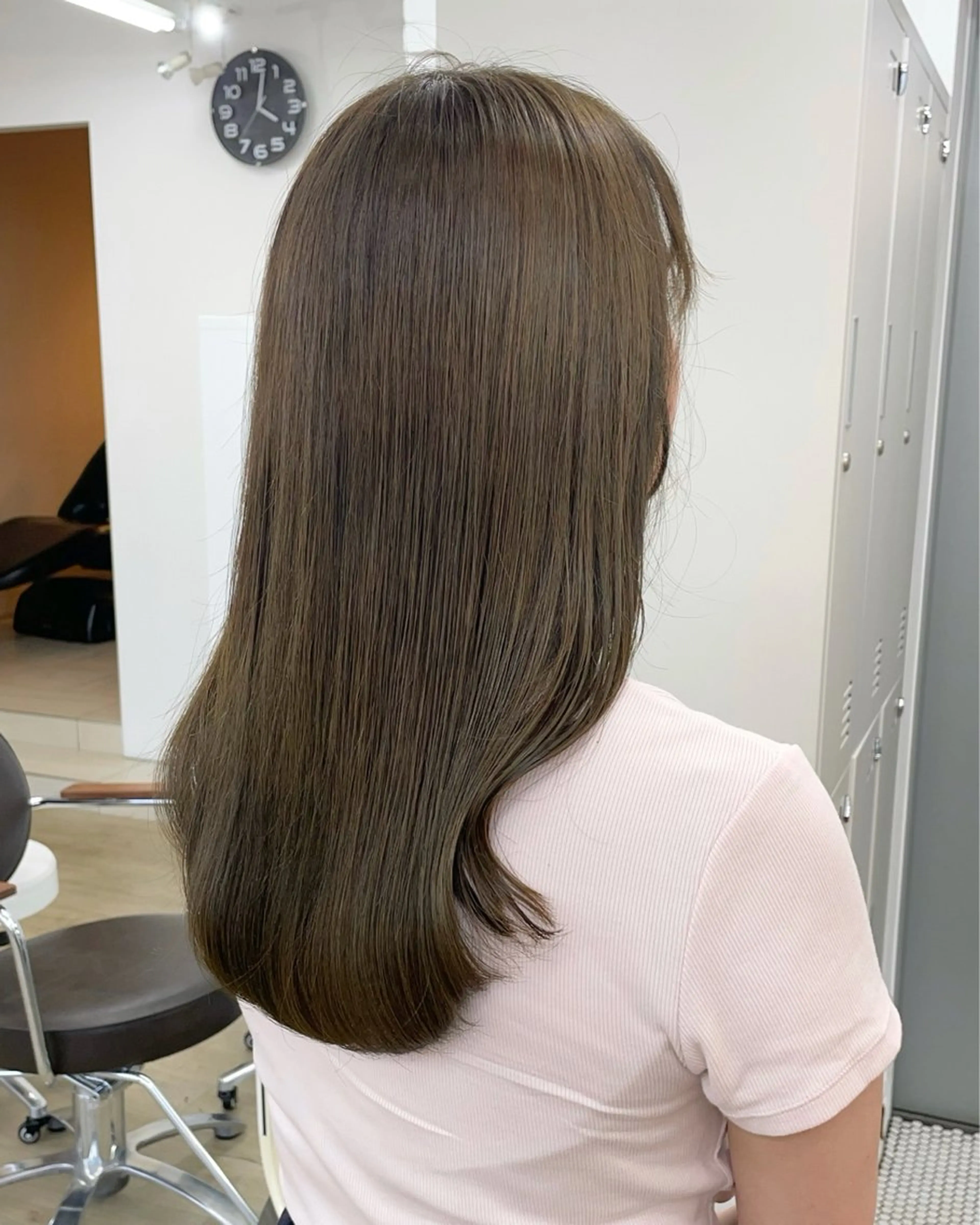 ロング カラー オリーブカラー ヘアカラー トリートメント ✨髪質改善✨原宿 えのもと　はなのヘアスタイル