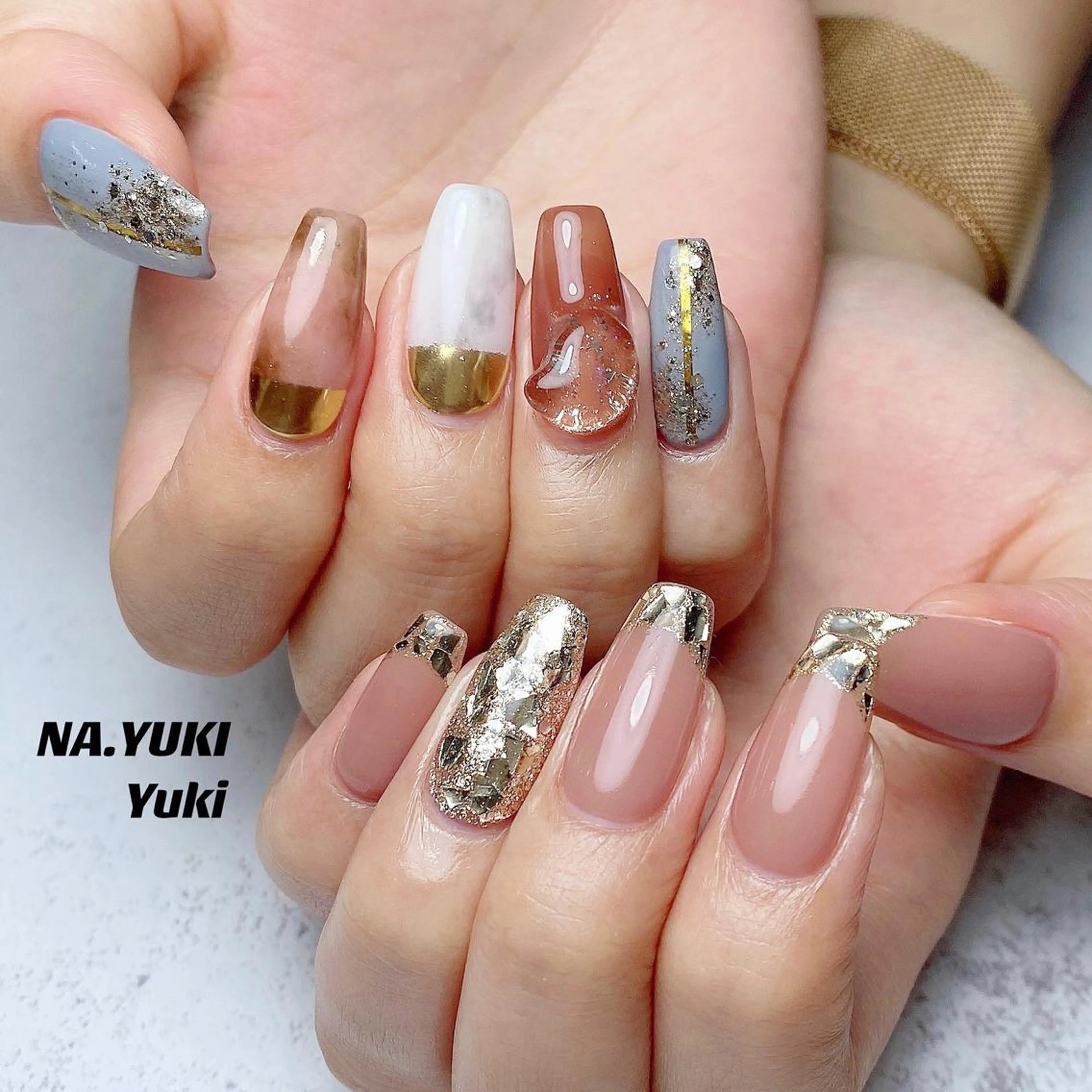 ネイル ハンドネイル ハンドケア ナユキNA.YUKI 池袋店のネイルデザイン