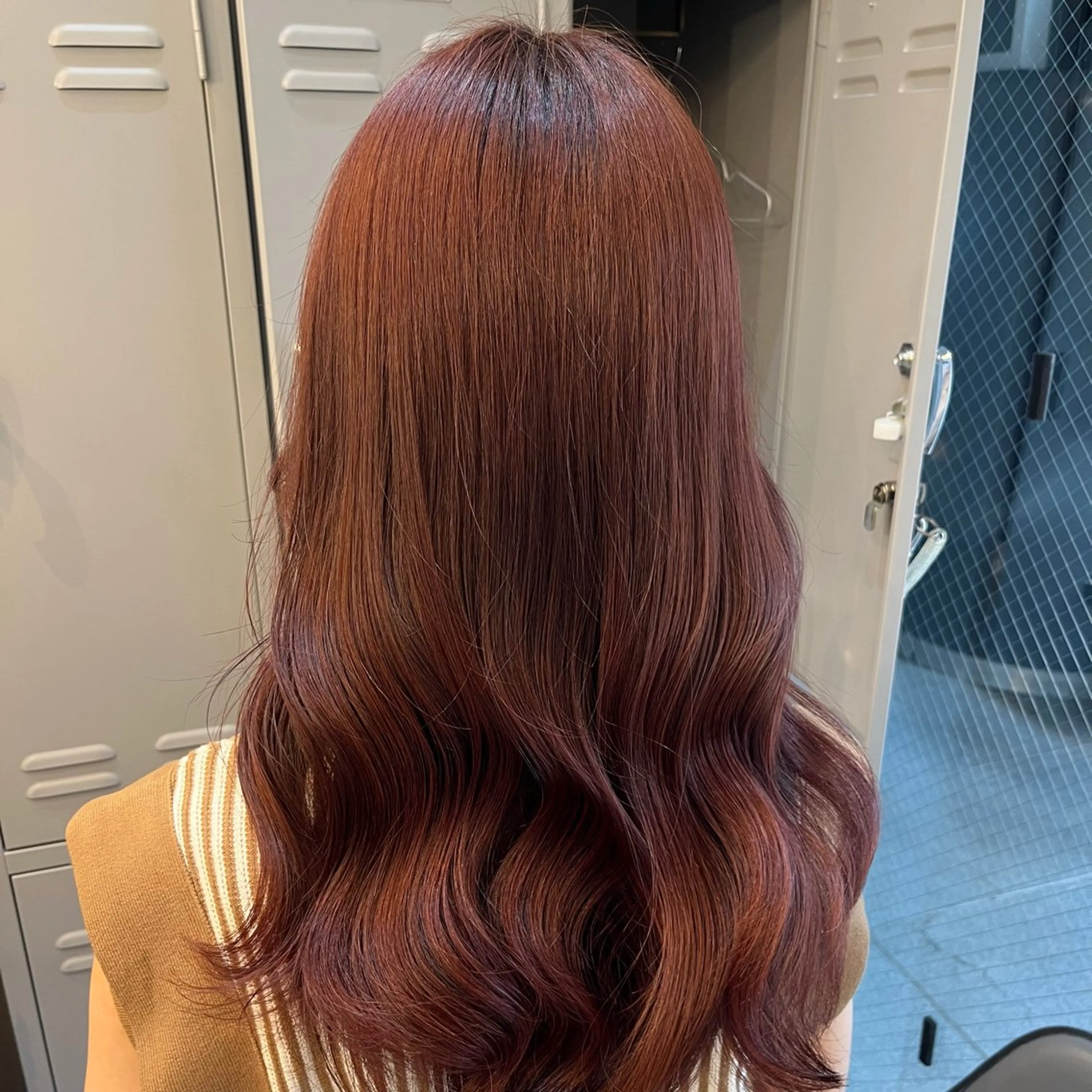 ロング カラー ブリーチ ダブルカラー ブリーチなしカラー ヘアカラー トリートメント レイヤーカット/ 暗髪🫧ナシコのヘアスタイル