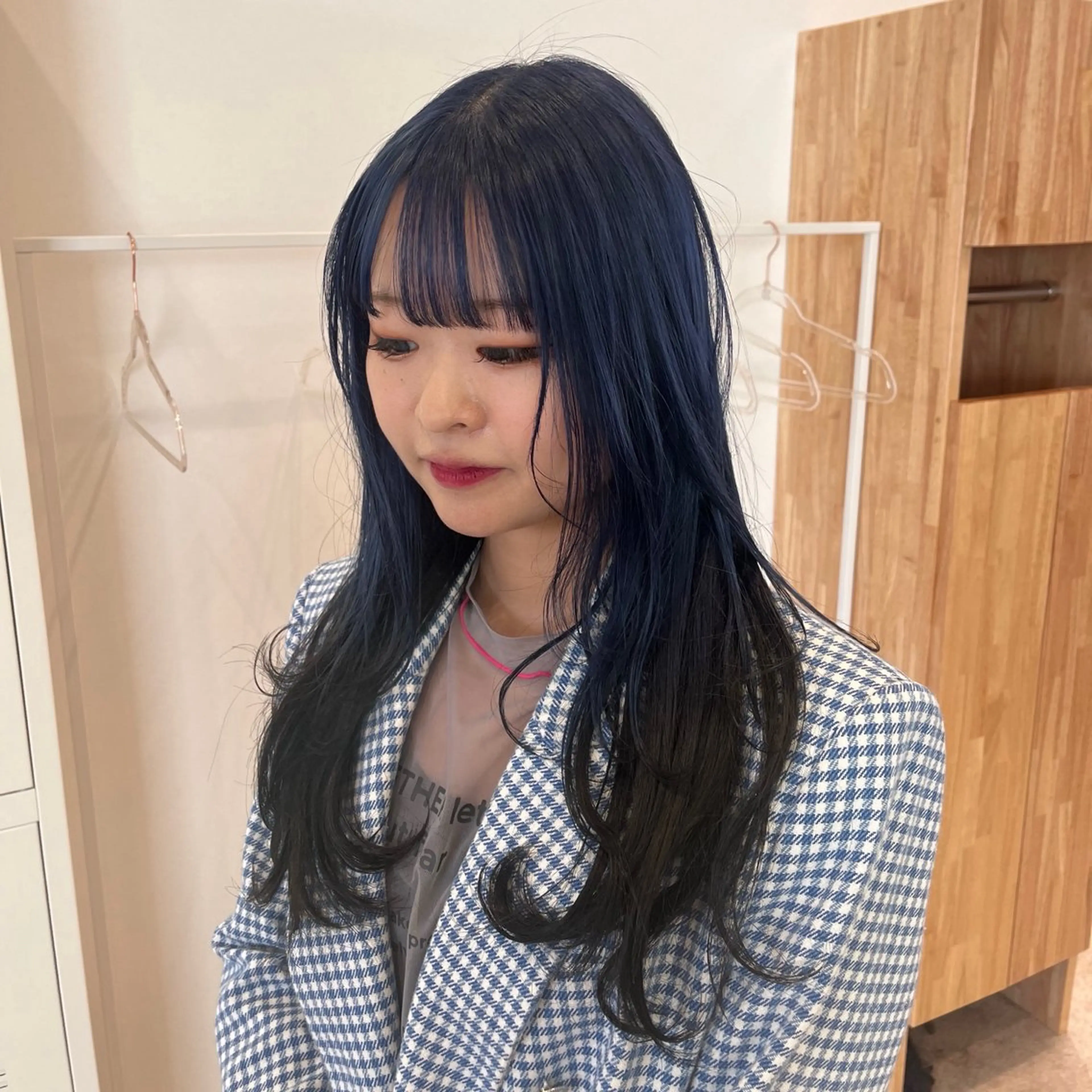 ロング カラー 望愛/レイヤー/ハイ トーン/デザインのヘアスタイル