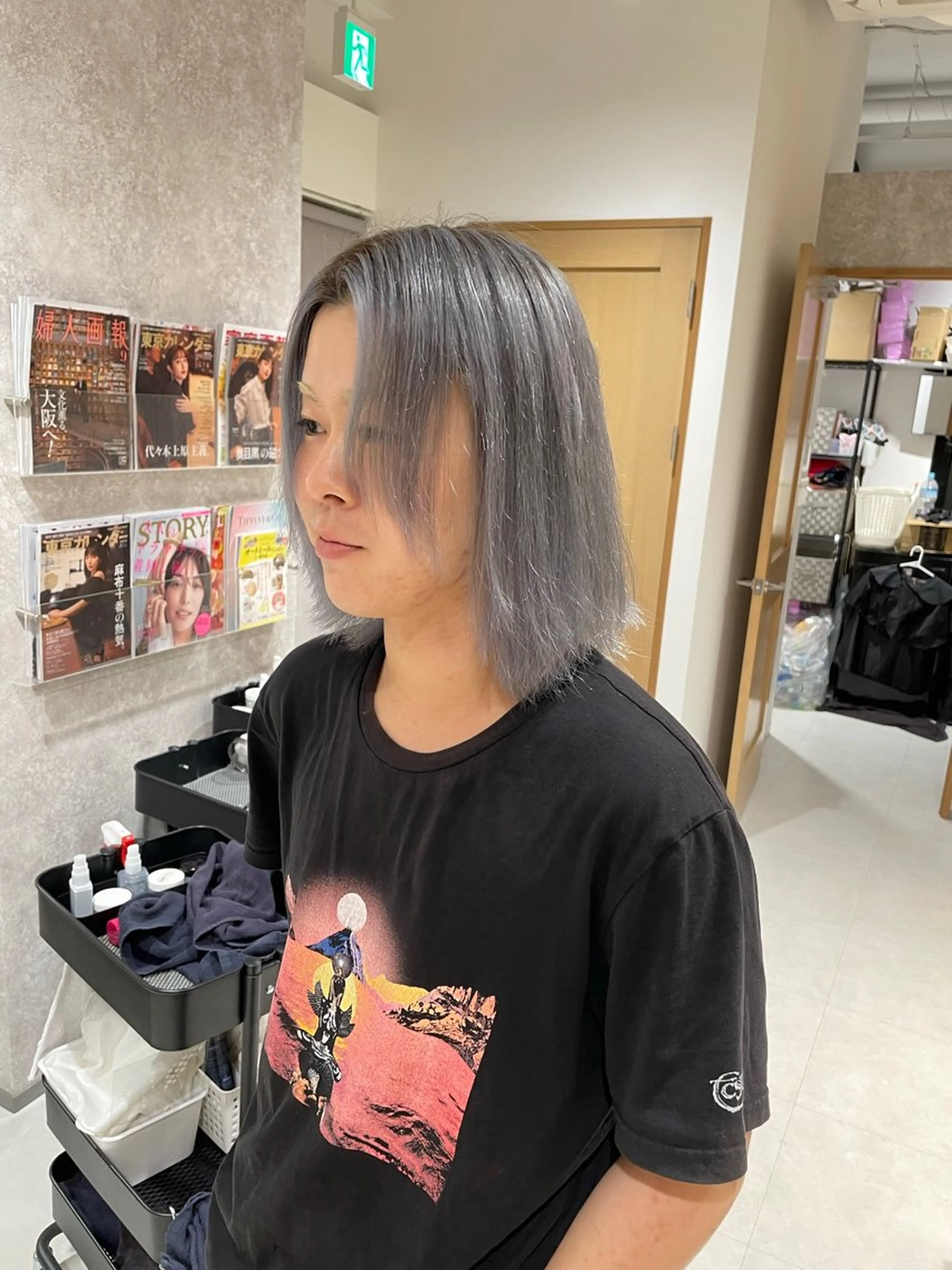 カラー kiona所属・守屋裕太 レディースカットのヘアスタイル