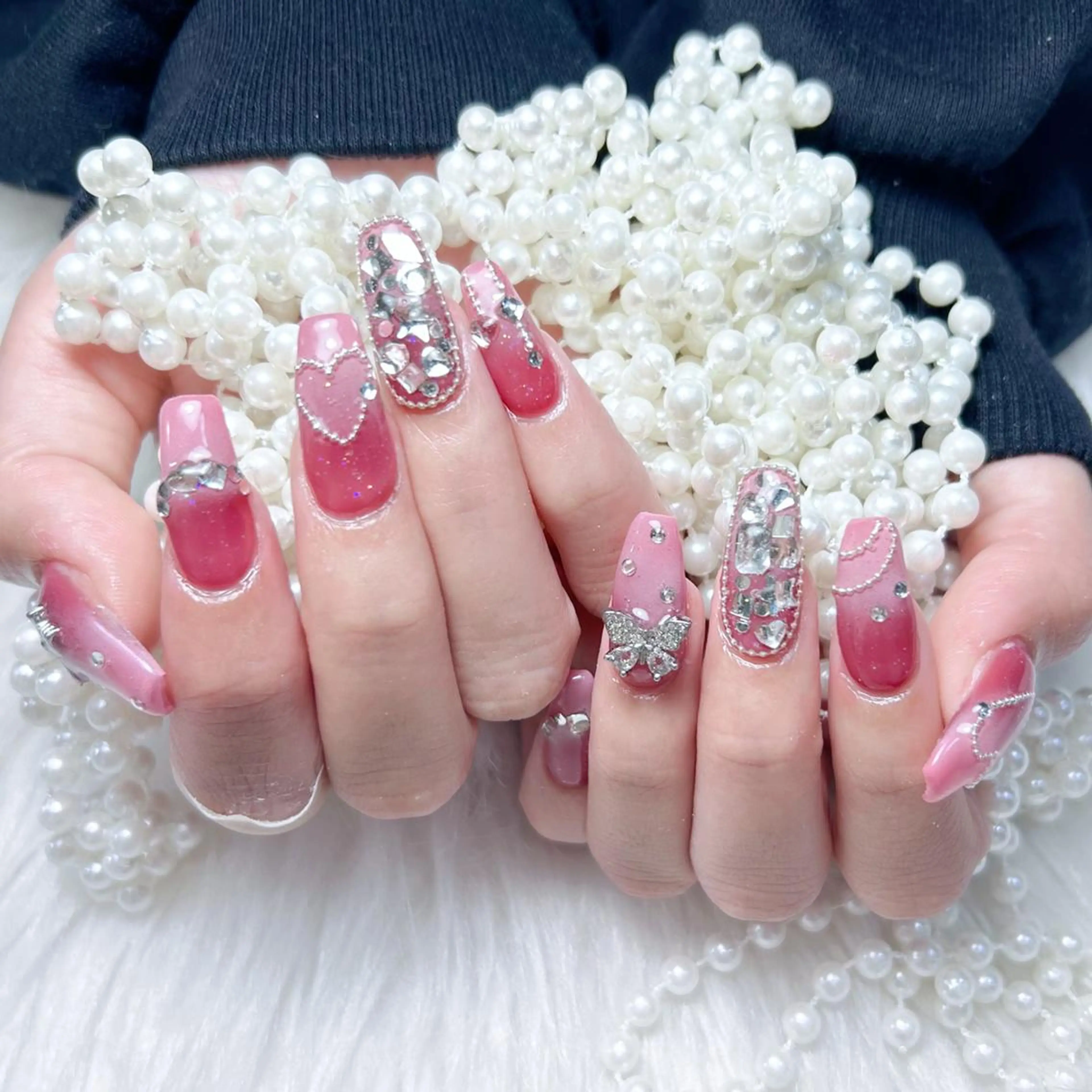 ネイル Mina🧸 韓国風ネイル🎀のネイルデザイン